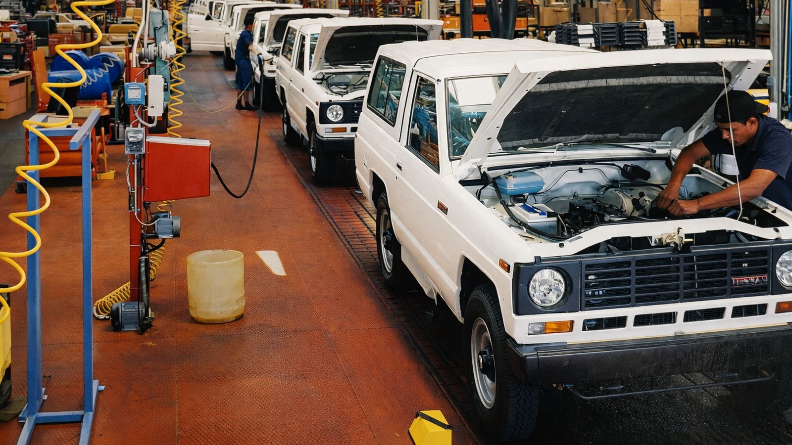 El Patrol fabricado en Barcelona por Nissan recibió desde principios de los años 80 piezas fabricadas en la factoría de Cantabria.