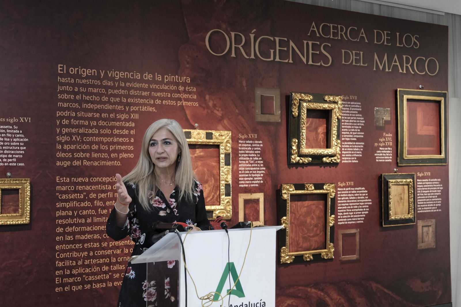 Fotogalería inauguración exposición El Marco Barroco Español. Museo de Almería.