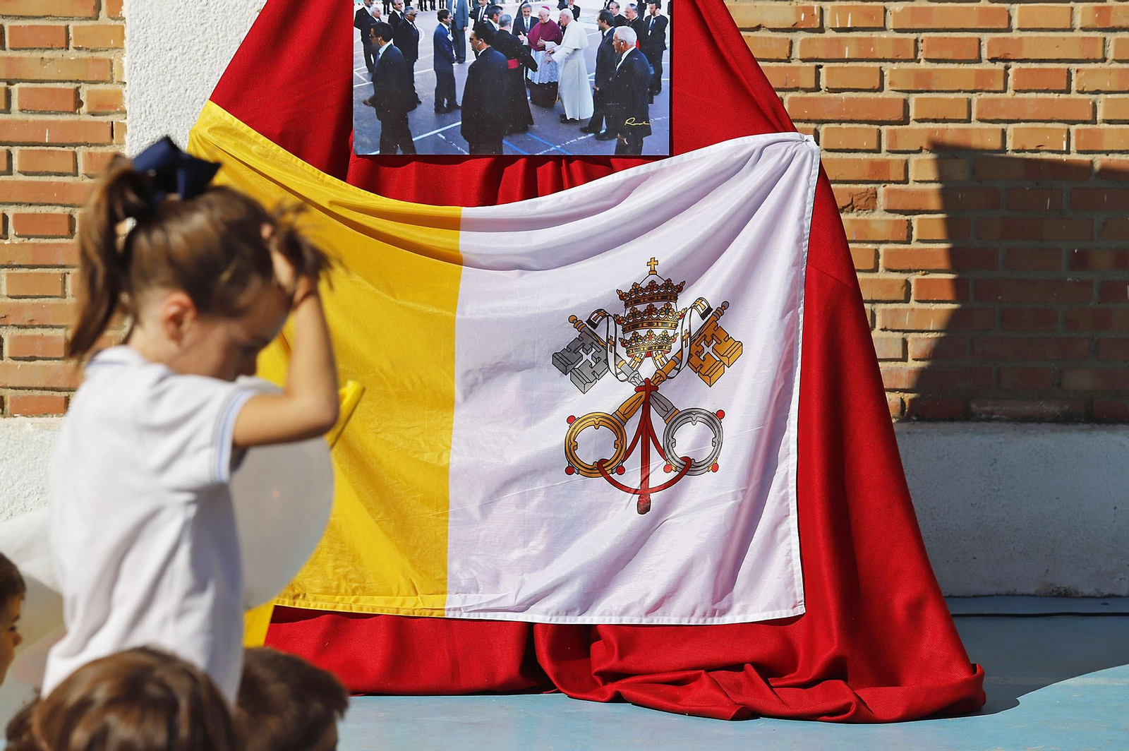 La Asociación de Antiguos Alumnos Maristas Huelva, Ademar, realiza un acto conmemorativo sobre la visita de Juan Pablo II