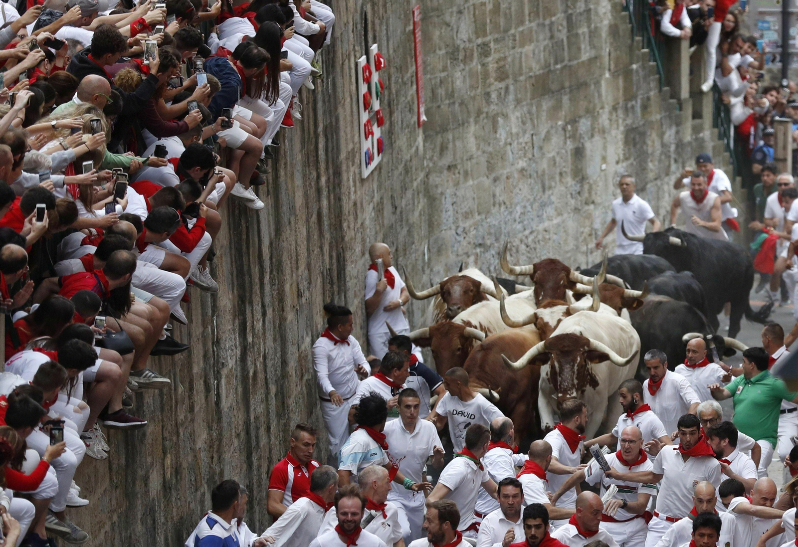 Primer encierro de los sanfermines 2019