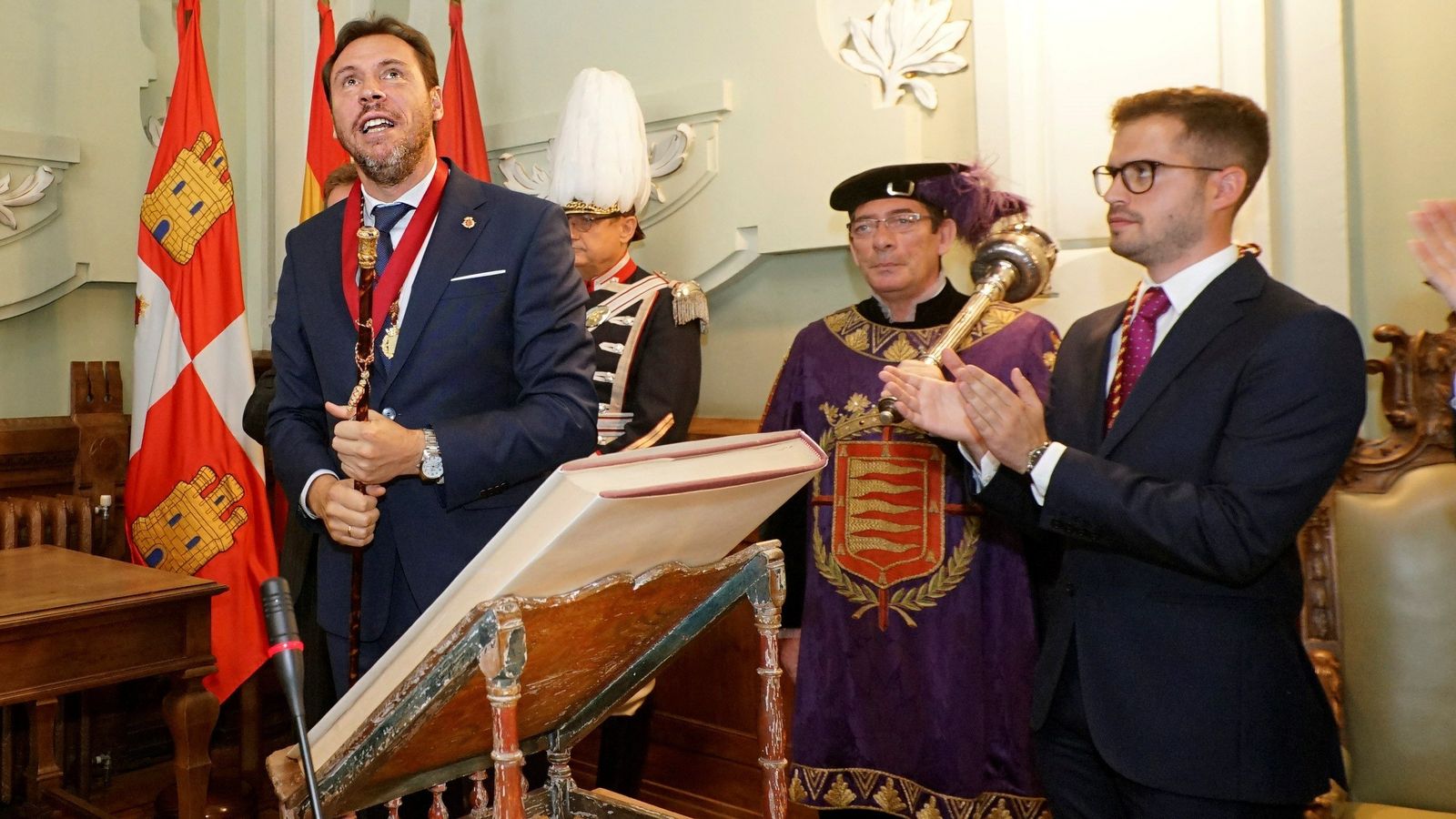 Óscar Puente, alcalde de Valladolid.