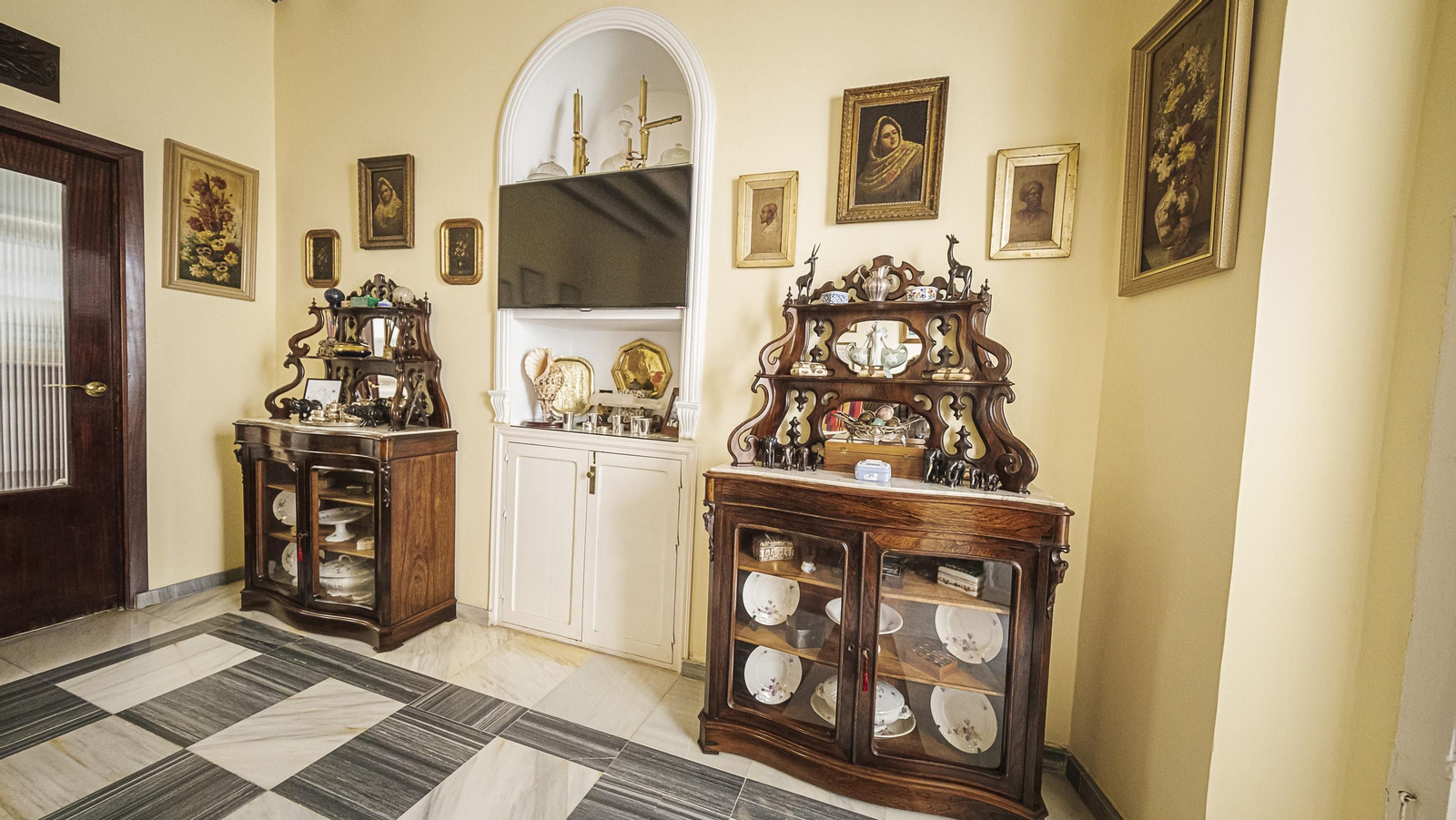 Interior de la casa en José del Toro