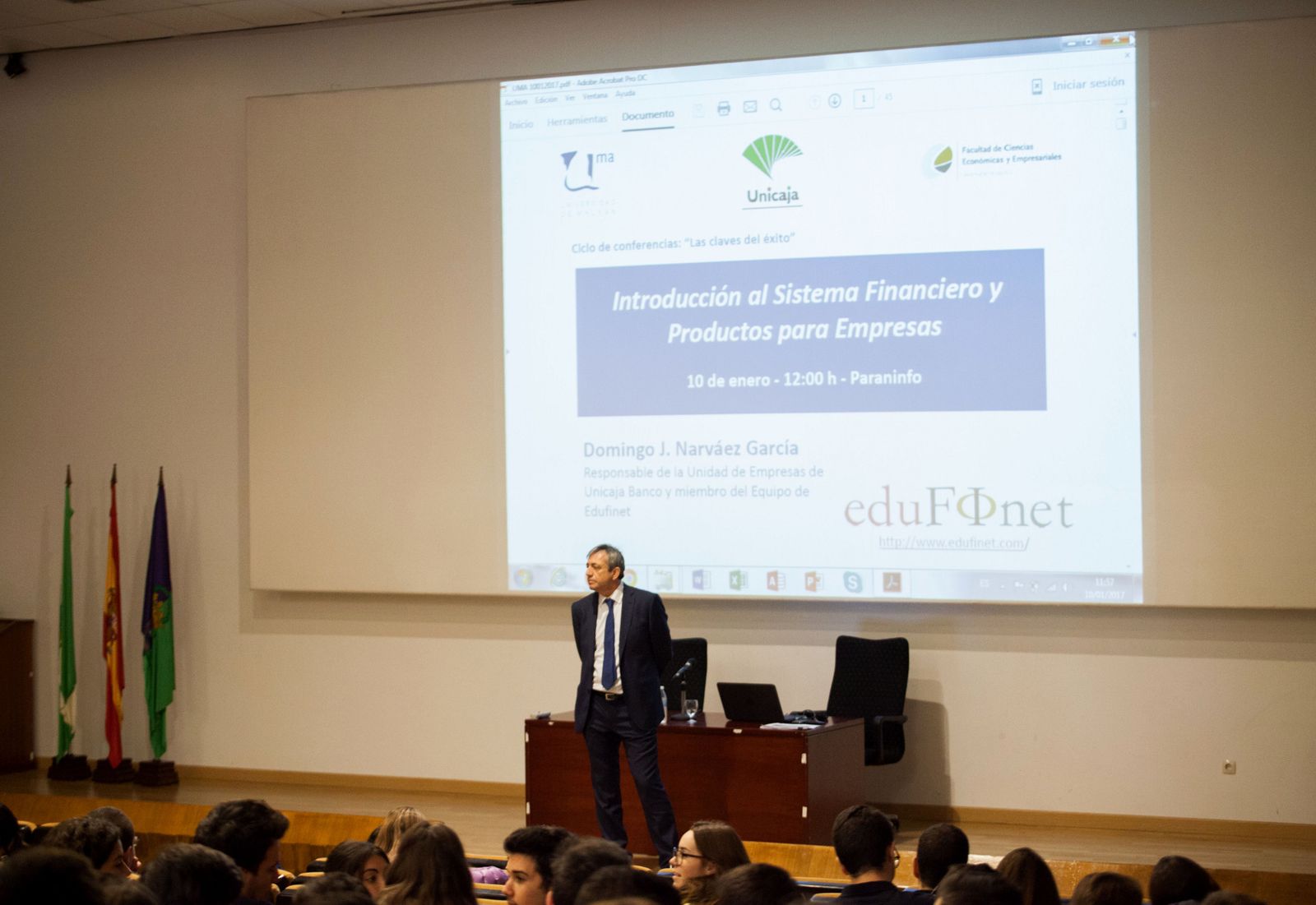 Una de las jornadas celebradas en la UMA