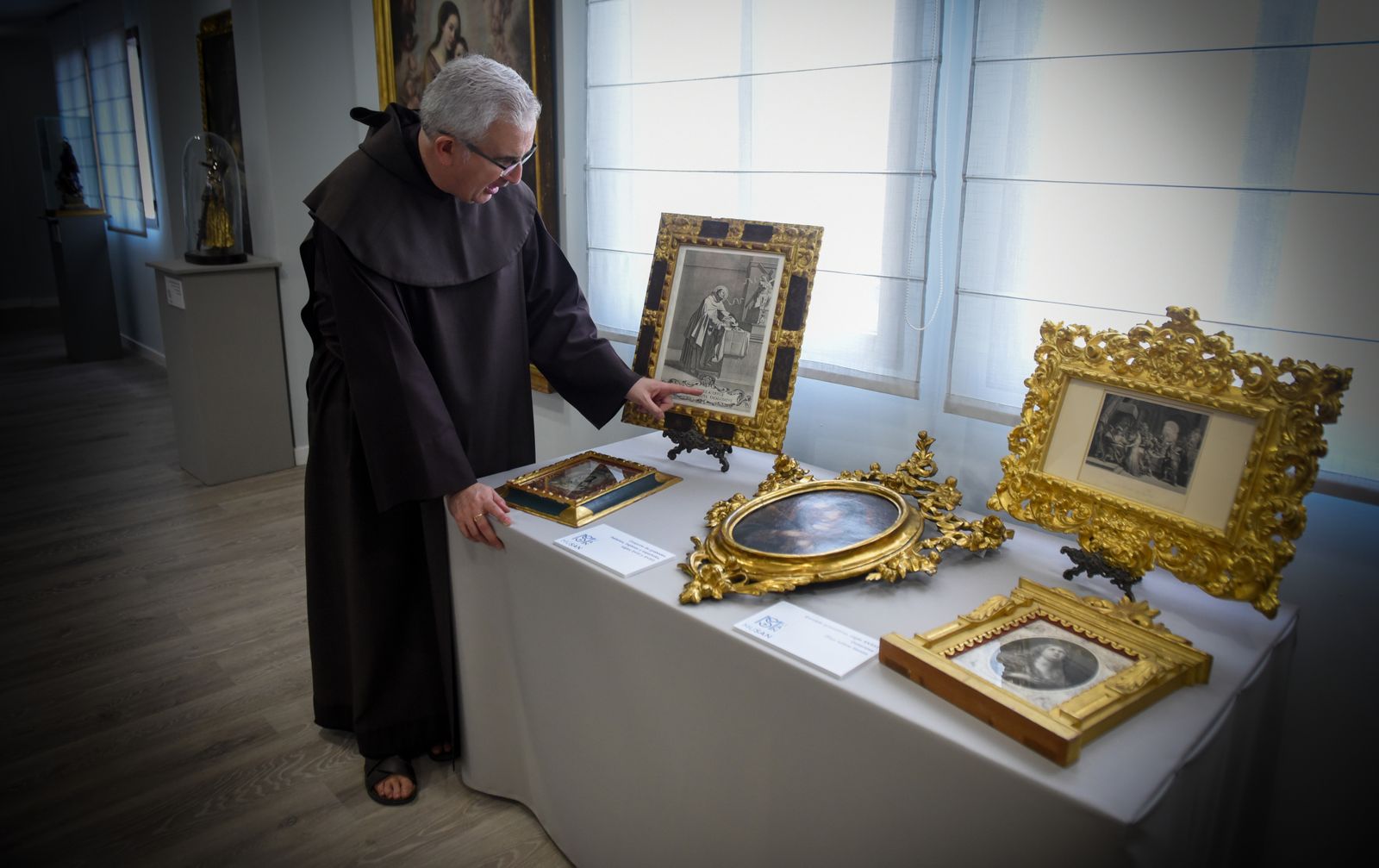 Imágenes de las nuevas piezas donadas para la exposición conventual, del Museo del Convento del Santo Ángel