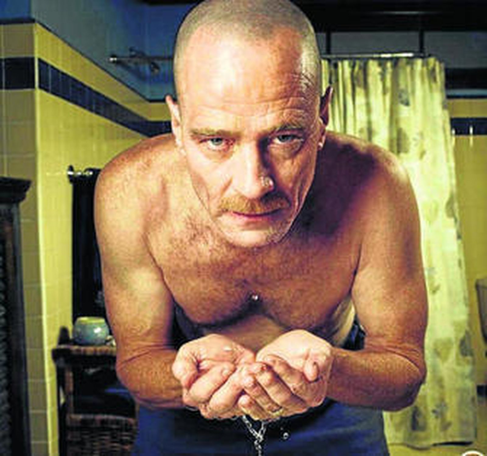 Bryan Cranston, en la sobresaliente interpretación de Walter White-Heisenberg.
