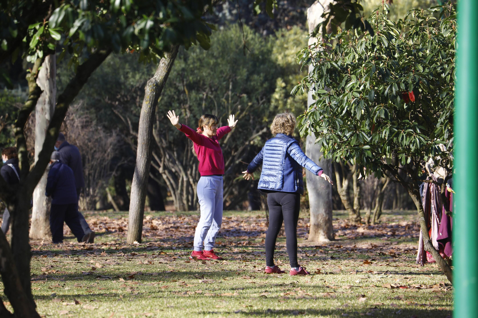 A ponerse en forma tras la Navidad: las fotografías de una jornada de entrenamiento en Córdoba