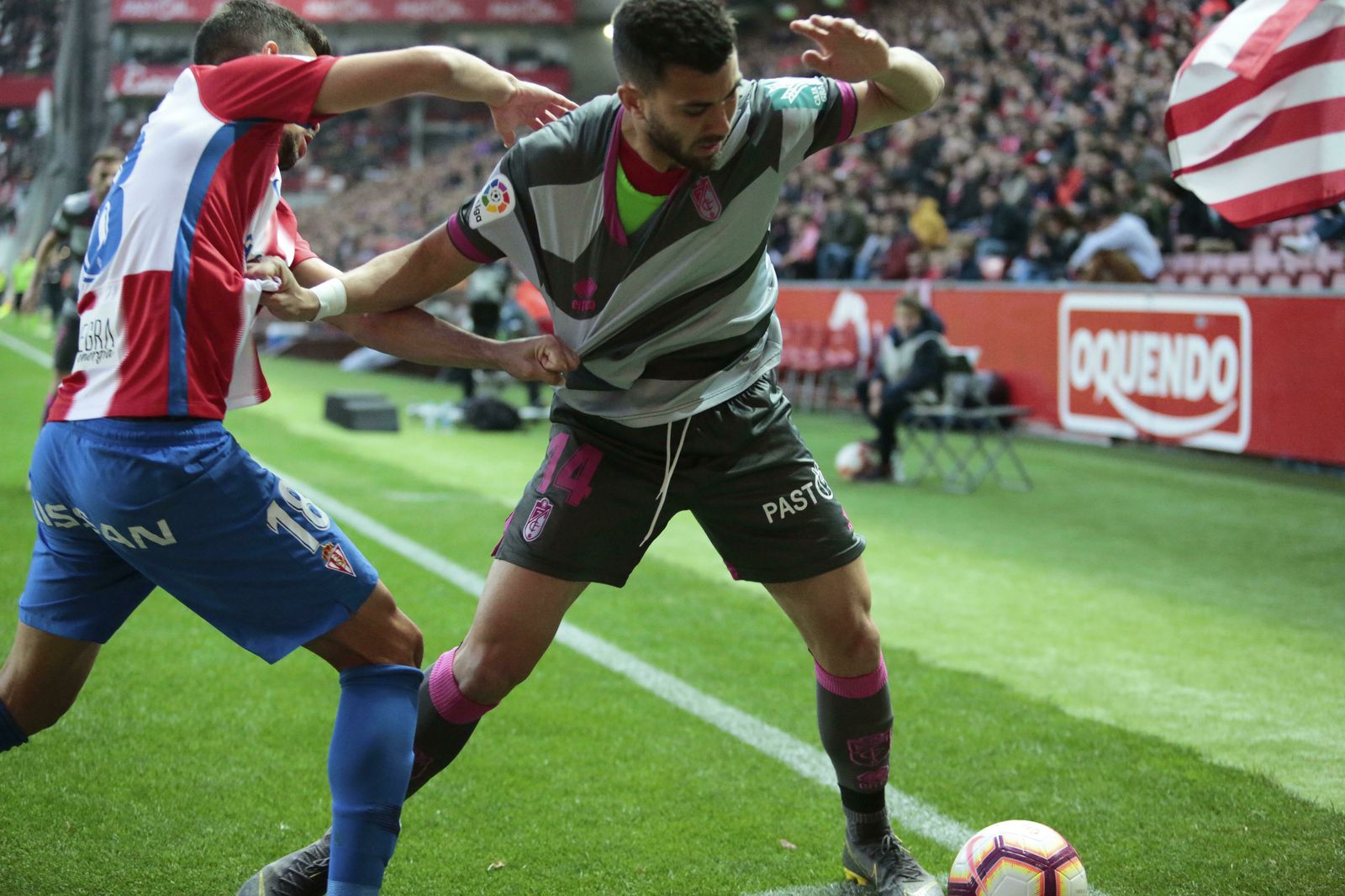 Las imágenes del Sporting de Gijón-Granada CF