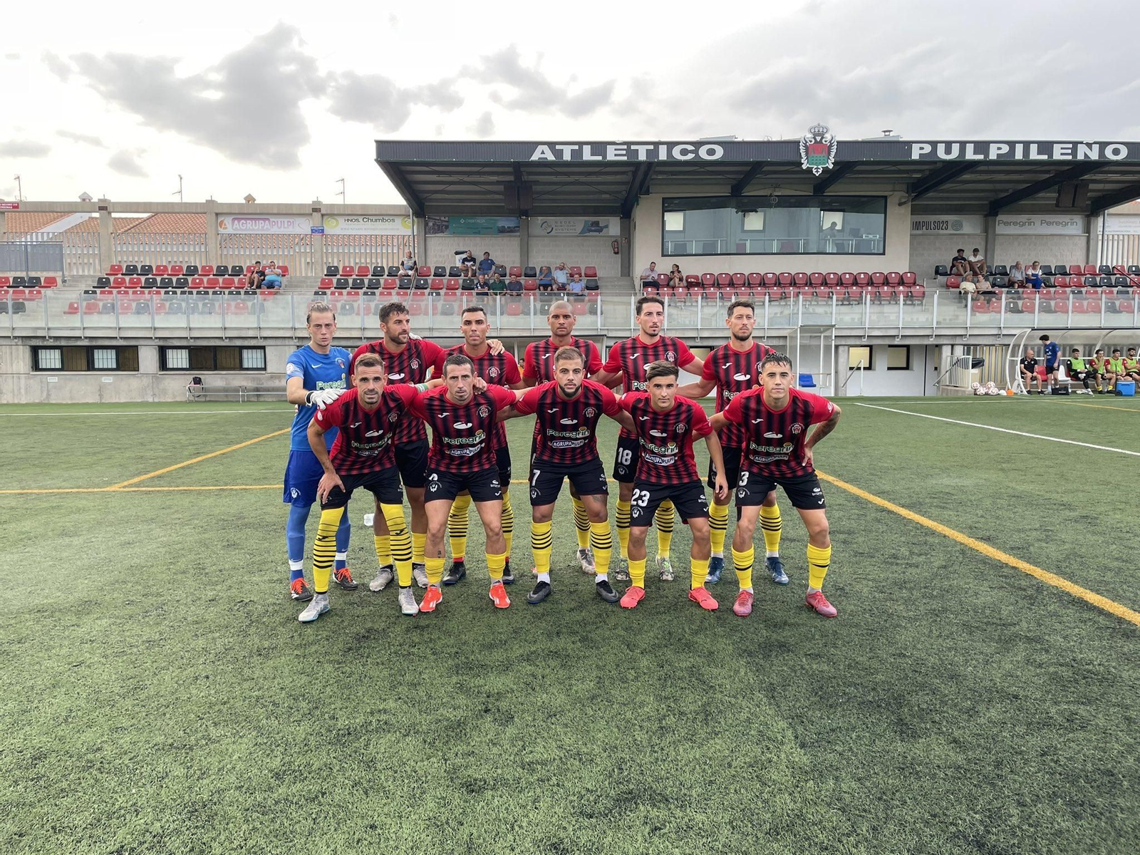 Once presentado por el conjunto rojinegro en su último amistoso de pretemporada disputado ante el Mazarrón.