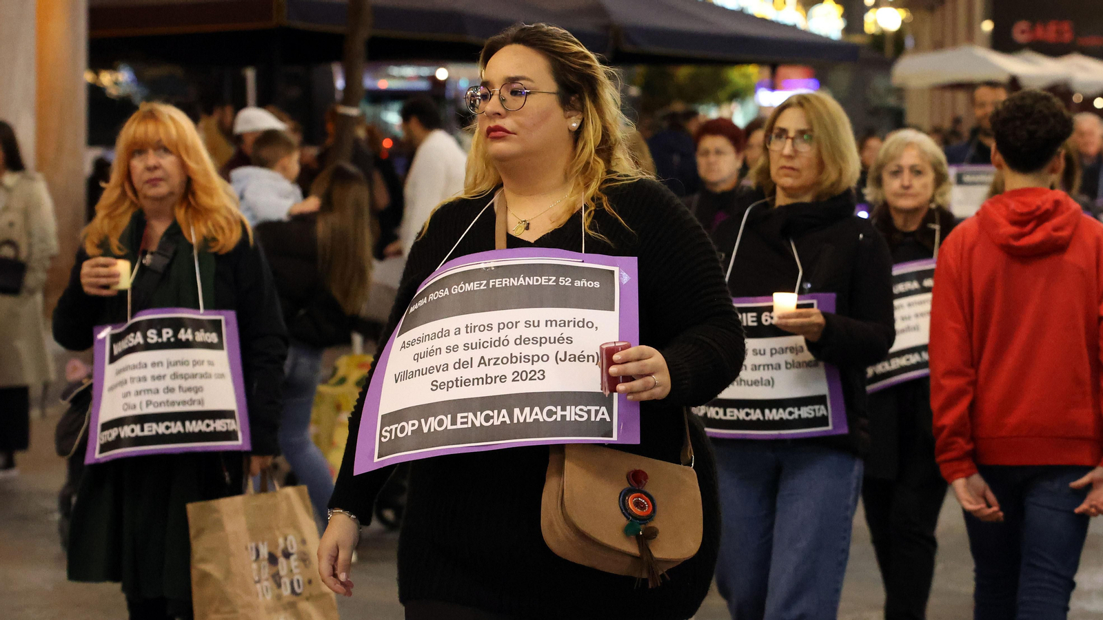 Manifestación en Jerez contra las Violencias Machistas