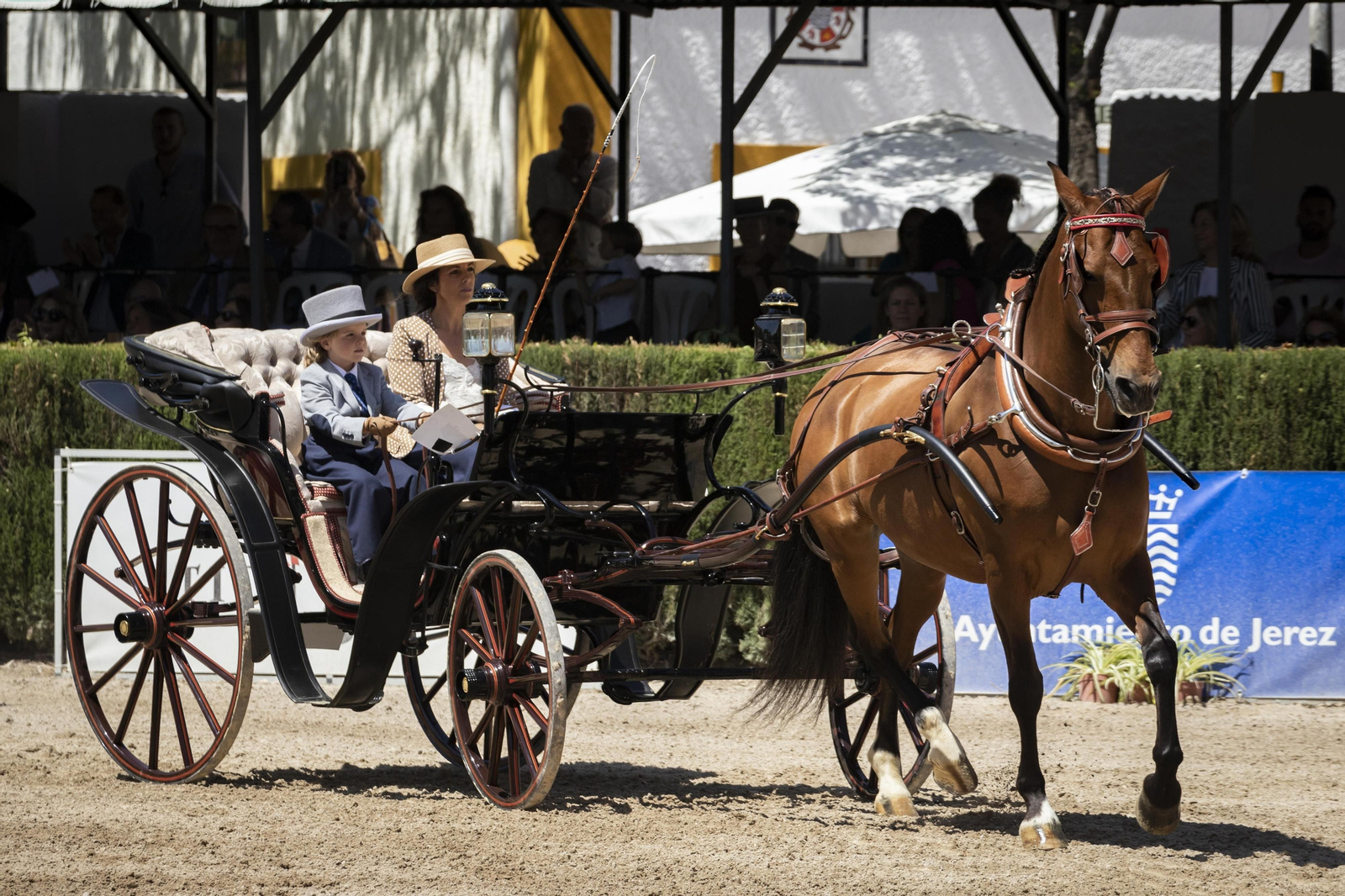 Puro espectáculo en el Concurso de Enganches de la Feria del Caballo de Jerez