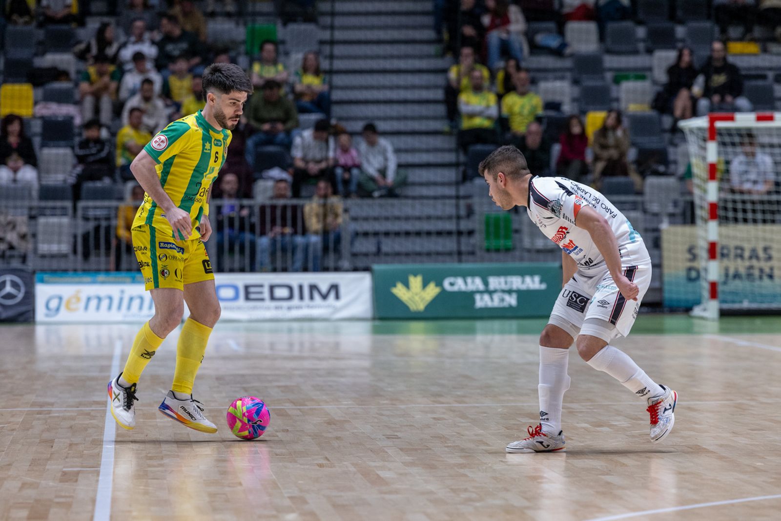 Las mejores imágenes de las tablas entre Jaén Paraíso Interior FS y Noia Portus Apostoli