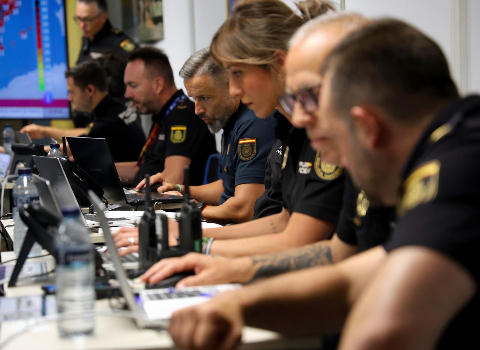 Centro de gestión de la Policía Nacional