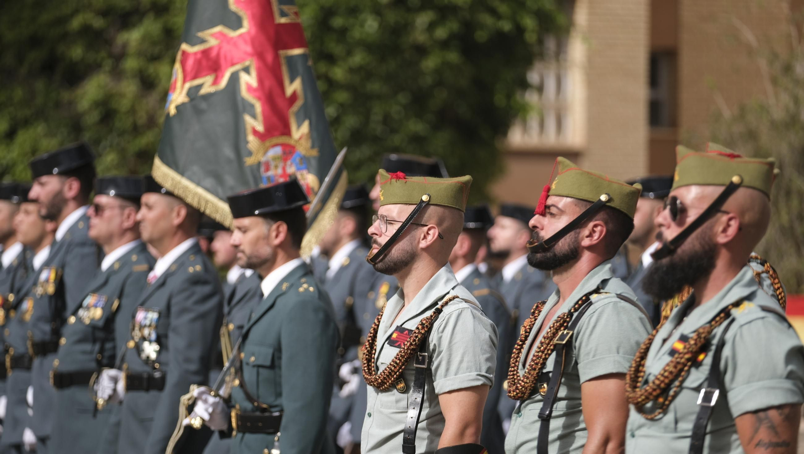 Las imágenes de la celebración del Día del Pilar en la Comandancia de la Guardia Civil de Almería