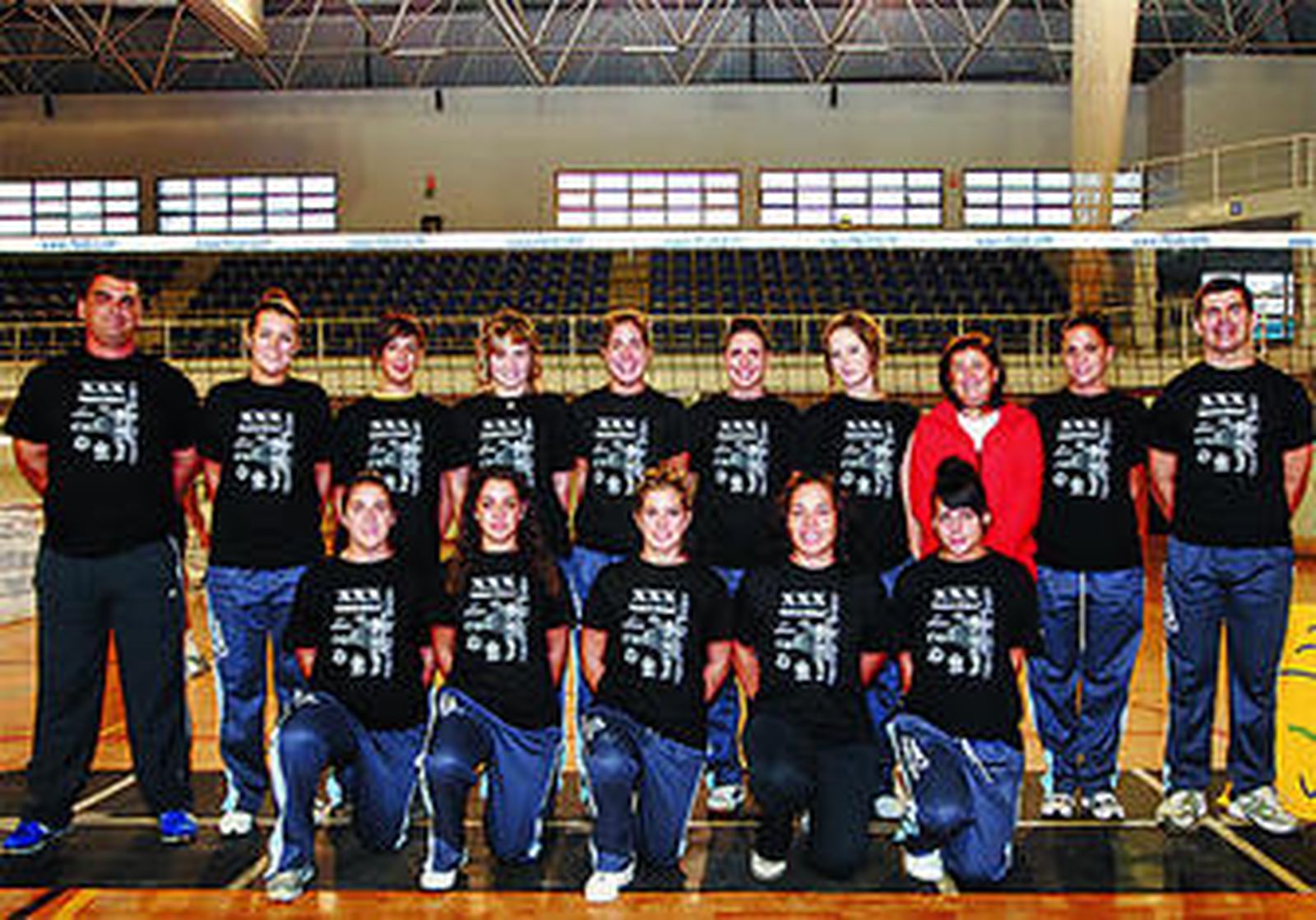 Plantilla del CV Chiclana femenino.