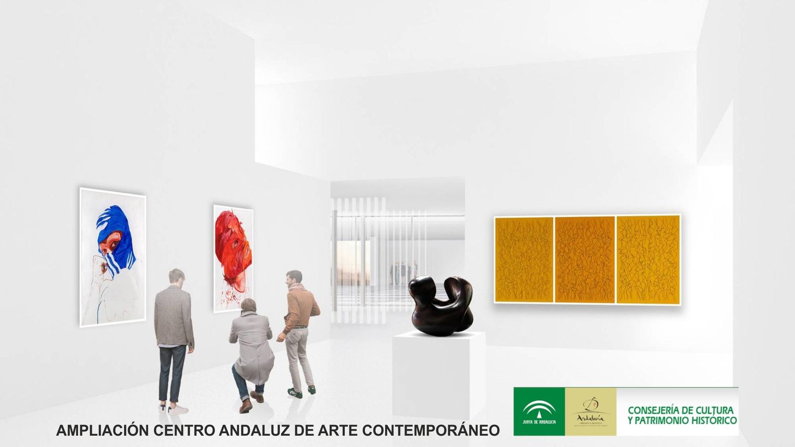 Recreación virtual de una de las nuevas salas que incorporará el CAAC. Recreación virtual de una de las nuevas salas que incorporará el CAAC.