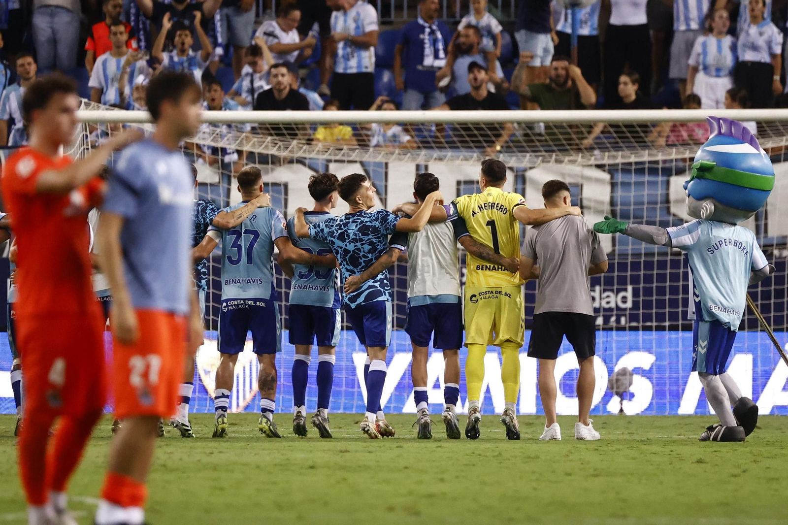 Las fotos del Málaga CF-Real Sociedad B