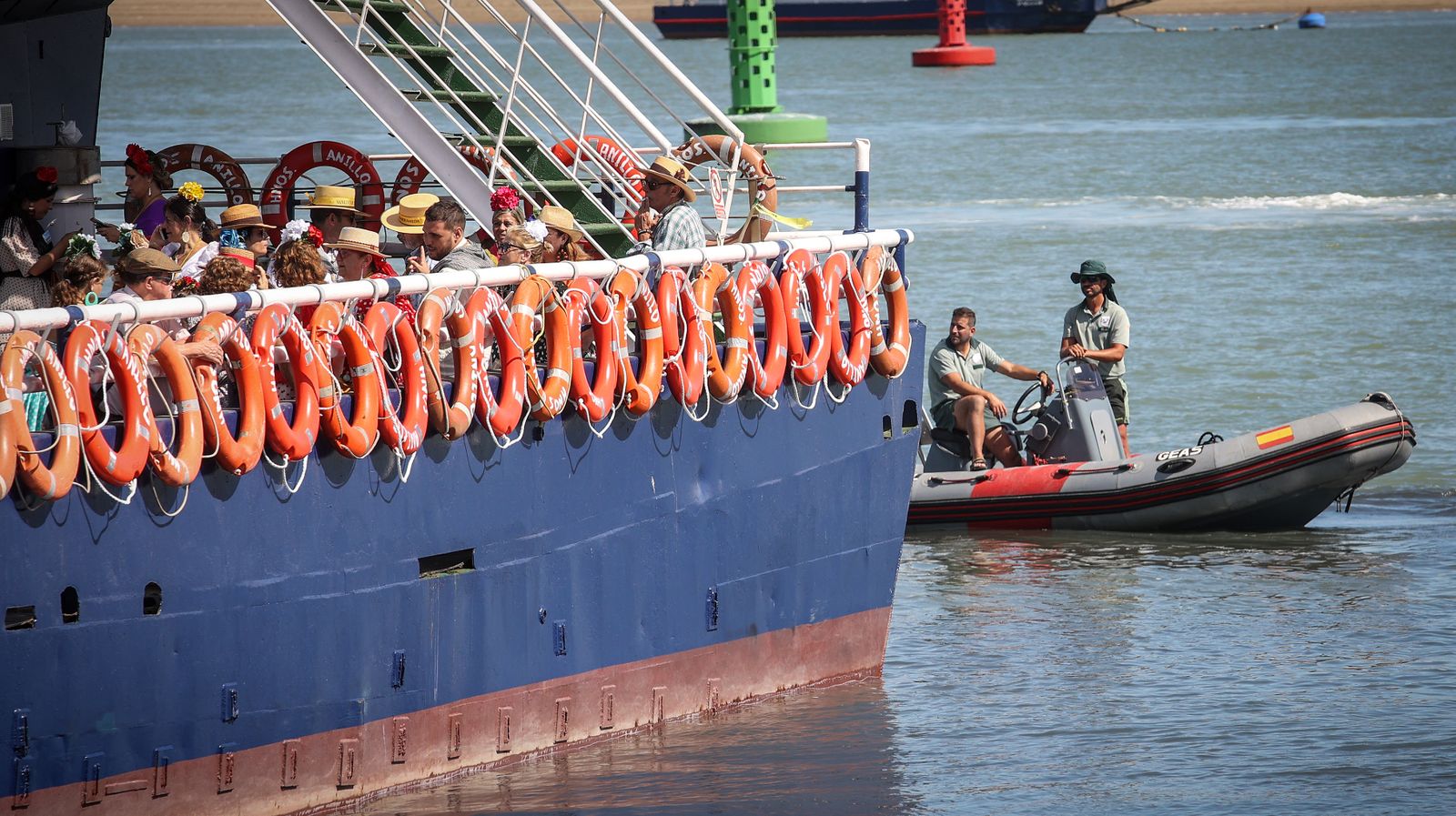 Imágenes del dispositivo en Bajo de Guía de la Guardia Civil