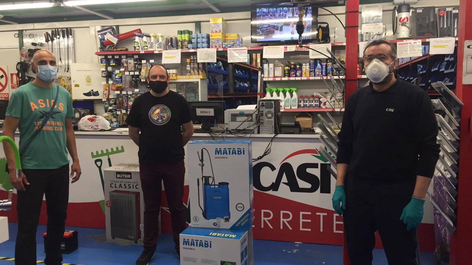 Solidaridad policial frente al virus