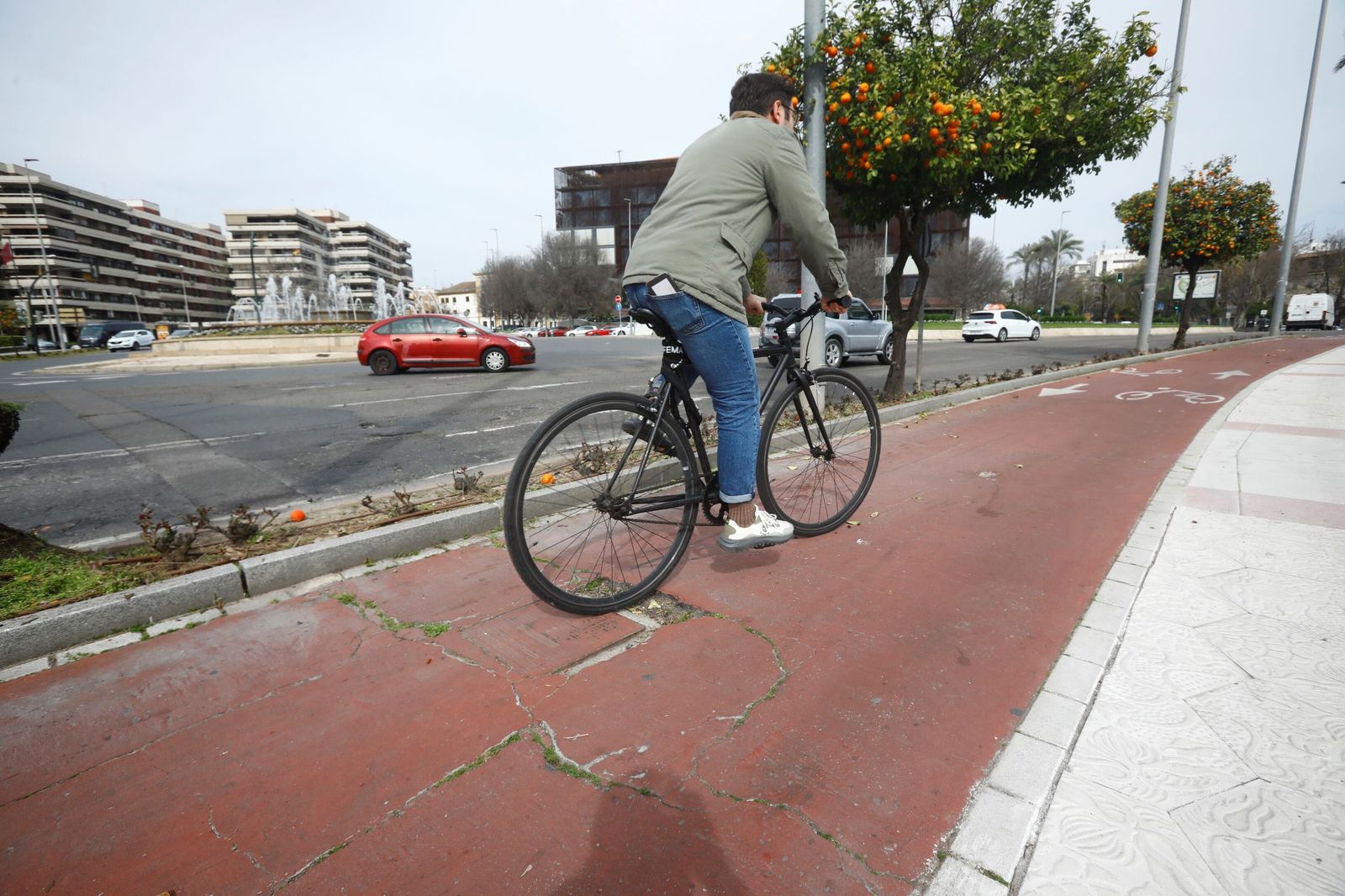 Un paseo por los puntos negros del carril bici de Córdoba