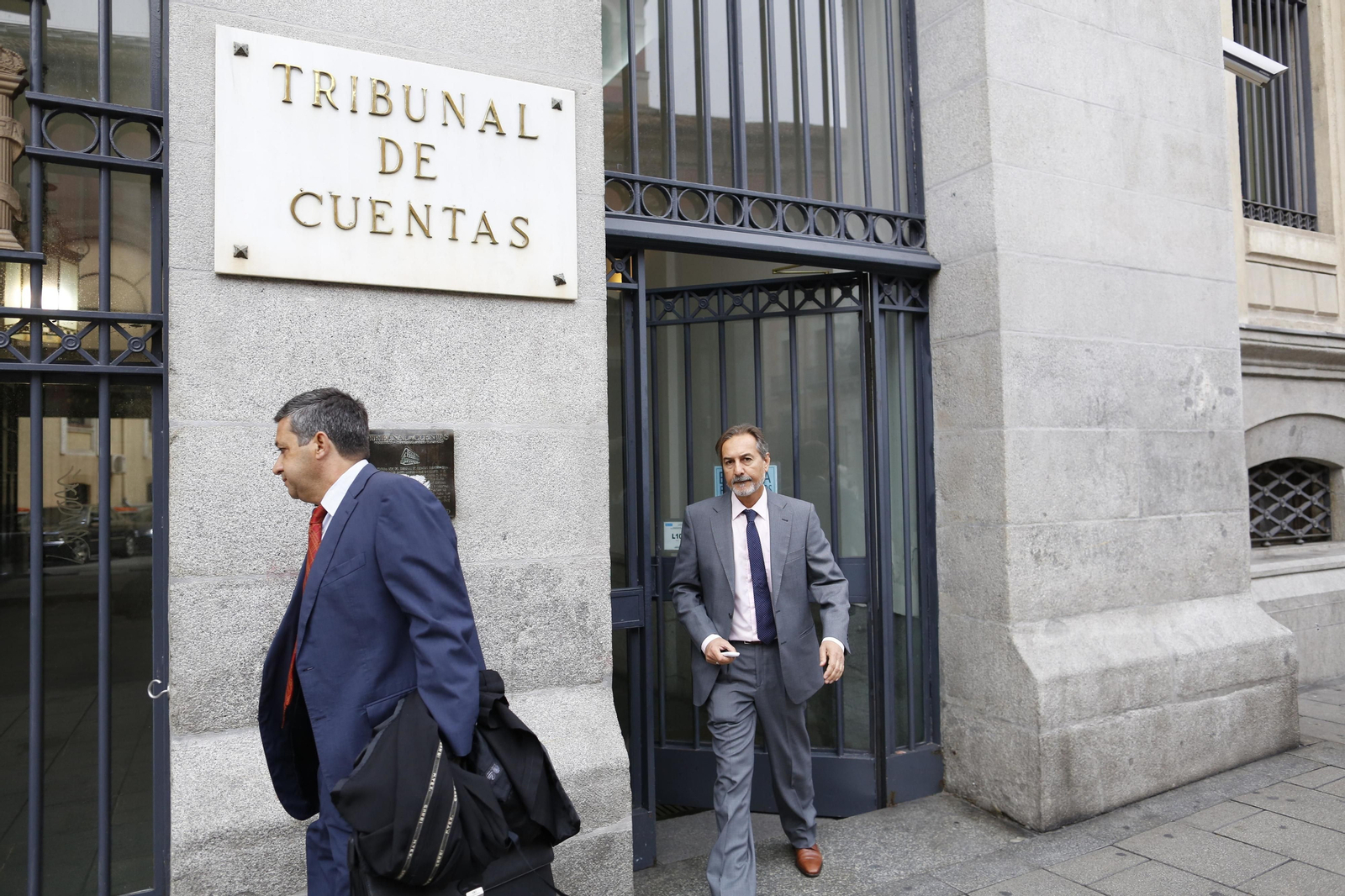 Clemente Ruiz, el que fuera responsable de la caja de la oficina de Hacienda, el día de la vista que se celebró en el Tribunal de Cuentas.