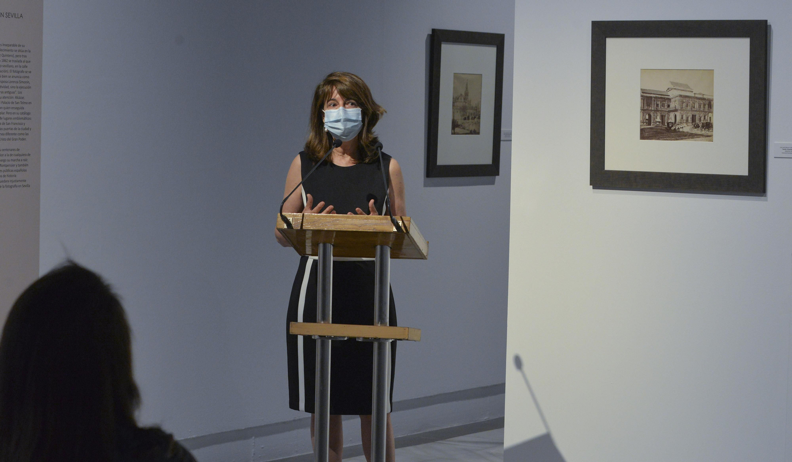 Inauguración de la exposición de Luis Masson, en el Bellas Artes de Sevilla