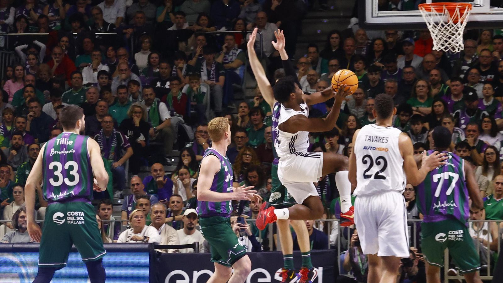 El Unicaja - Real Madrid de Liga Endesa, en fotos