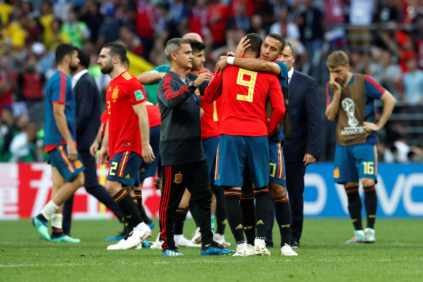 Las imágenes del España-Rusia