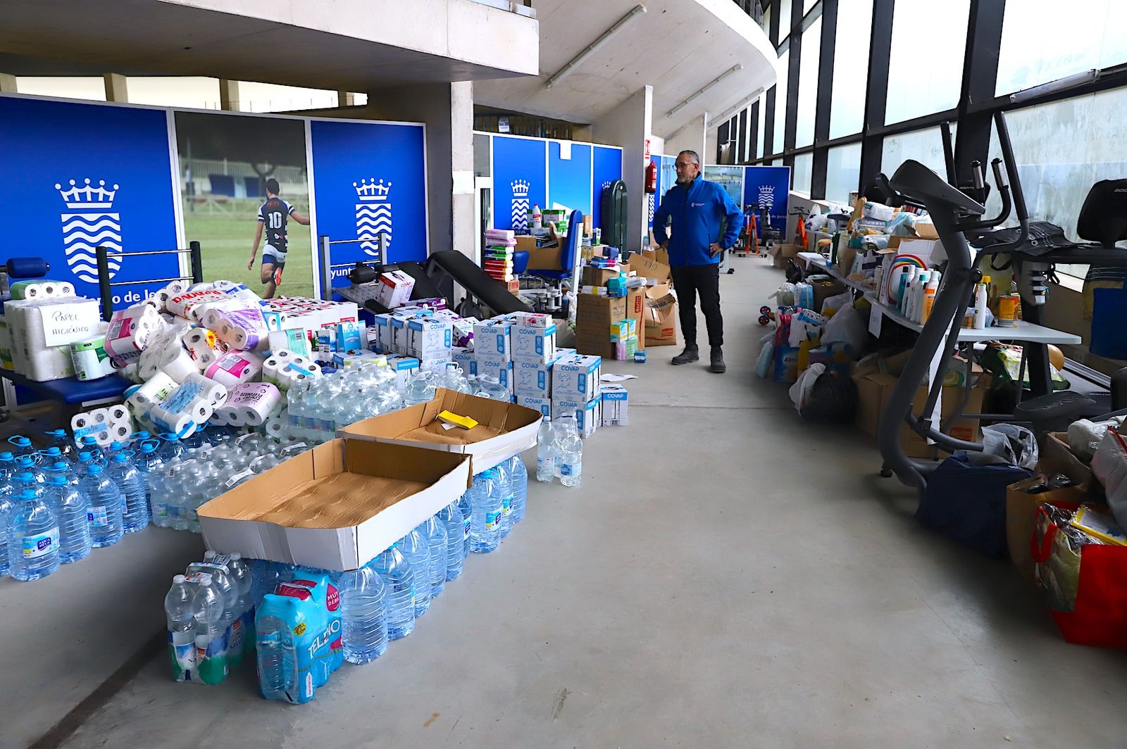 Tomás Sampalo, en el centrom de recogida de Chapín.
