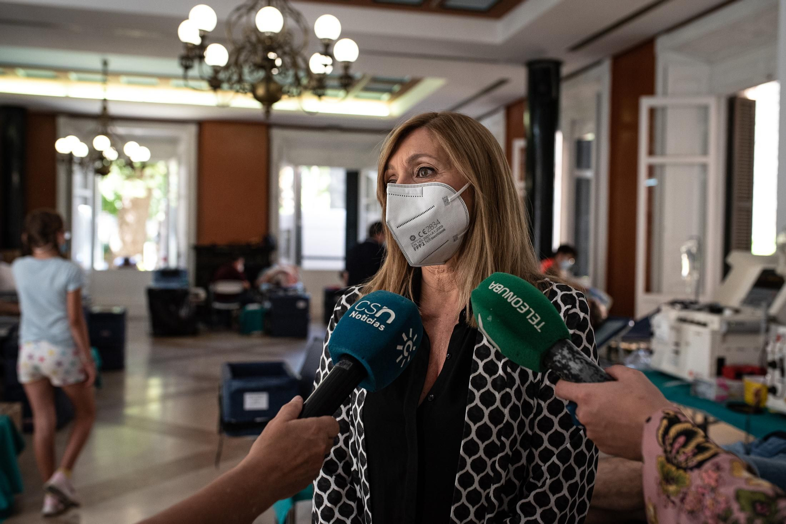 Imágenes de la segunda macrocolecta de sangre en la Casa Colón