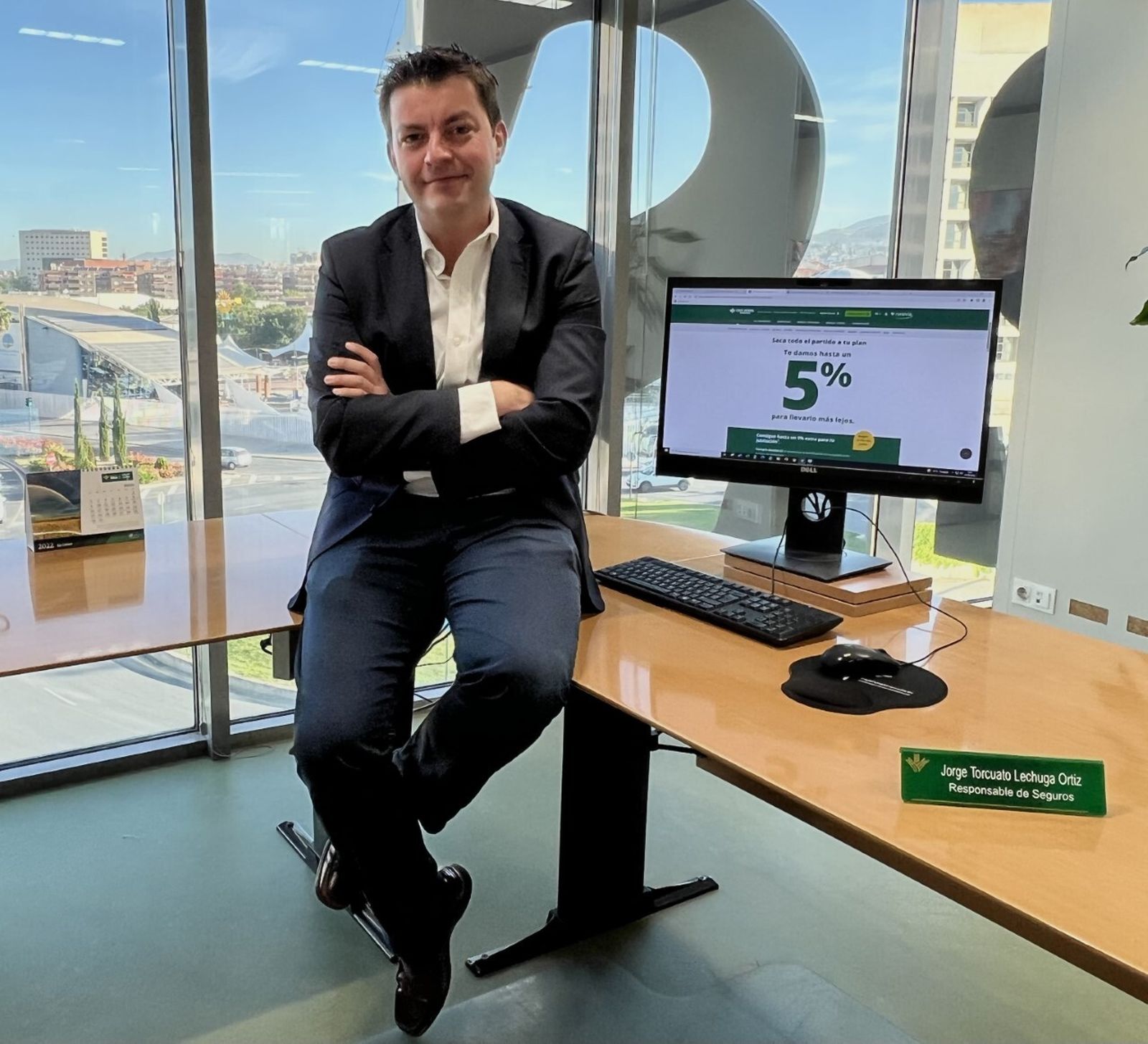 Jorge Lechuga, Responsable de Seguros de Caja Rural Granada