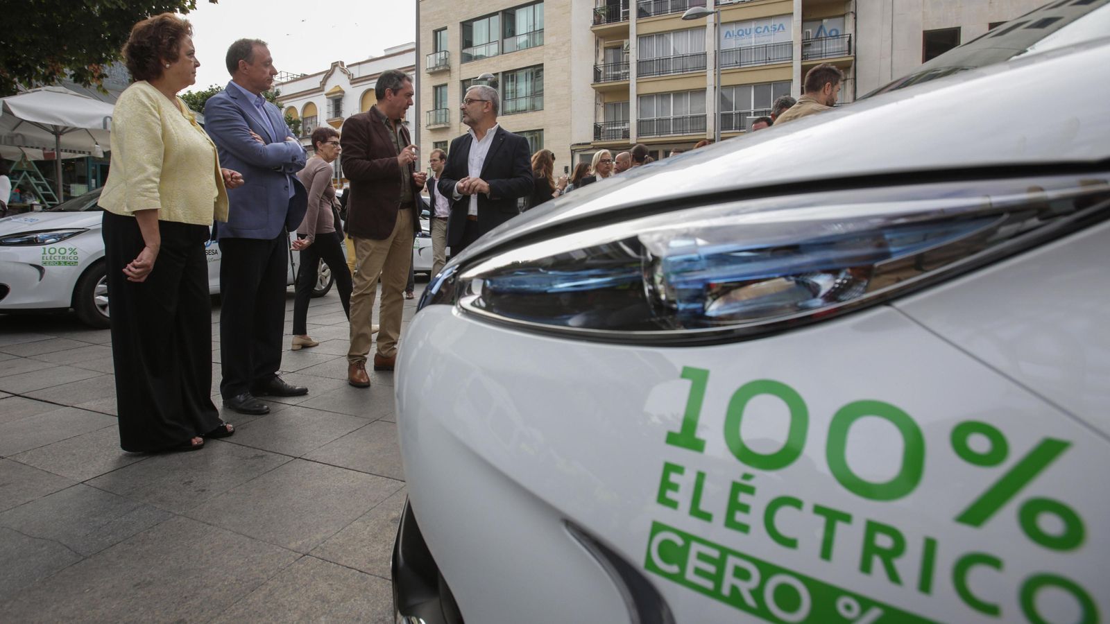 Vehículos 100% eléctricos de Emasesa.