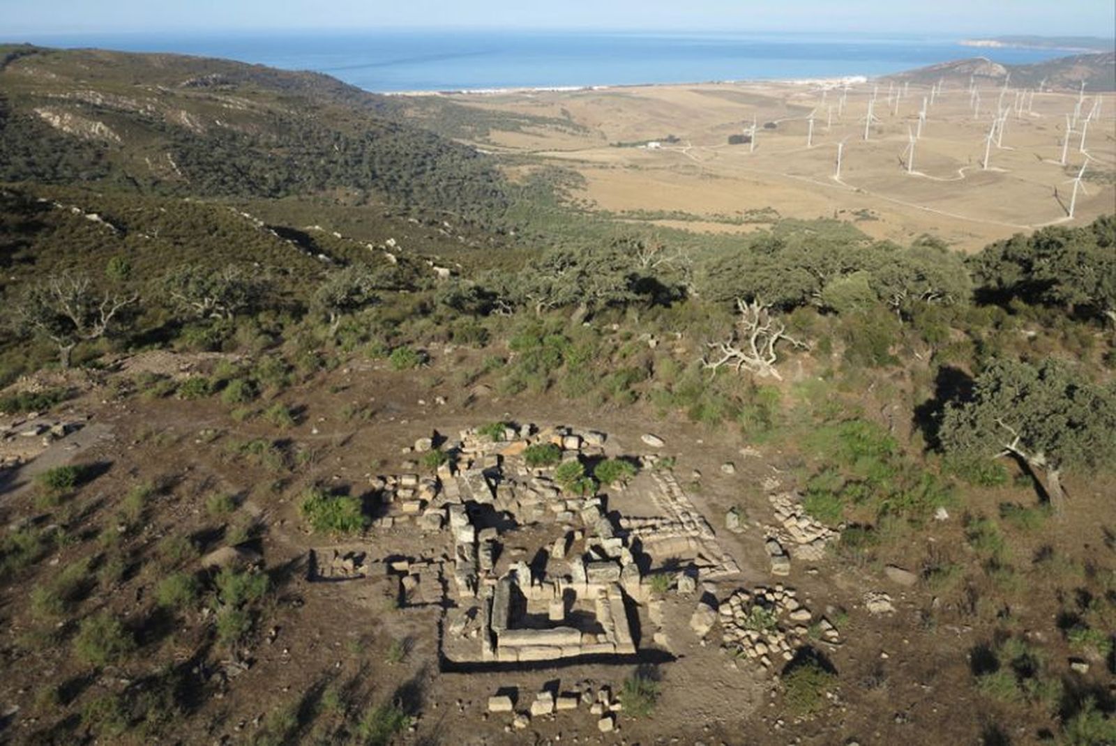 El yacimiento de Bailo del entorno natural de la Silla del Papa.