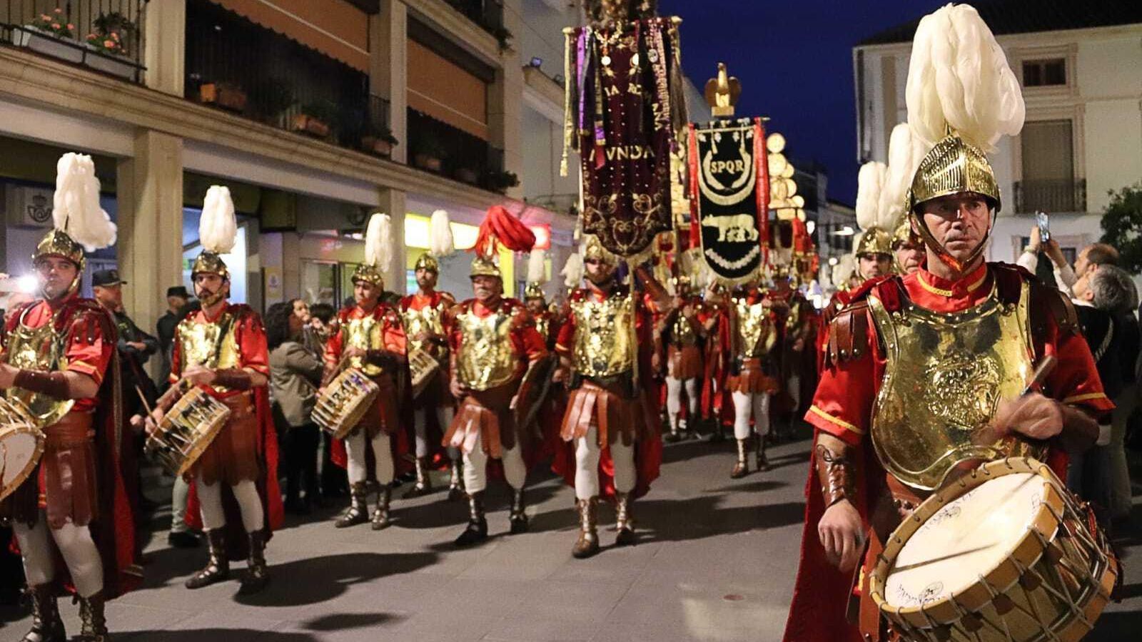 Desfile de la Centuria Romana Munda en Montilla.