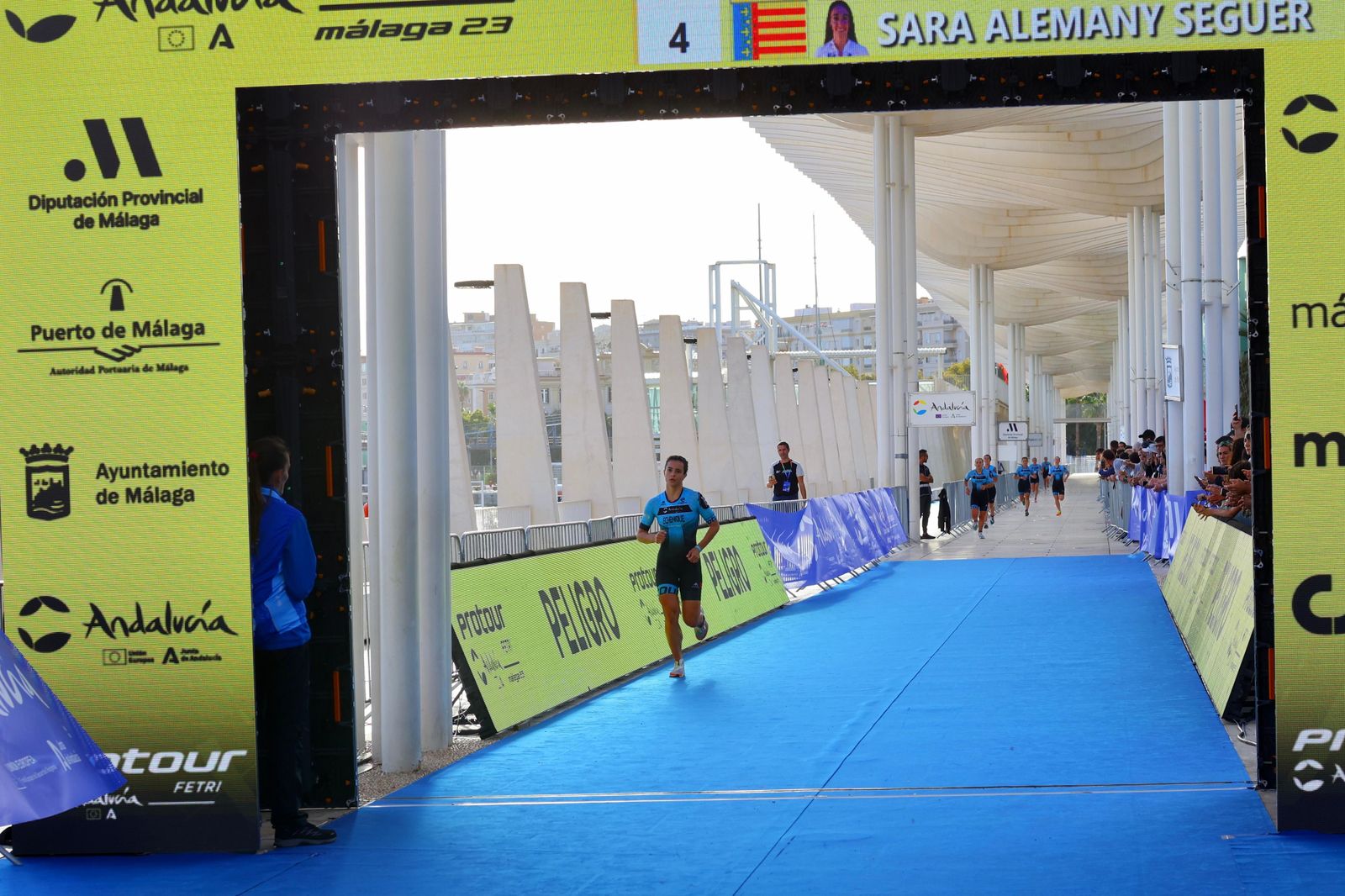 Las imágenes del Test Event de triatlón en Málaga