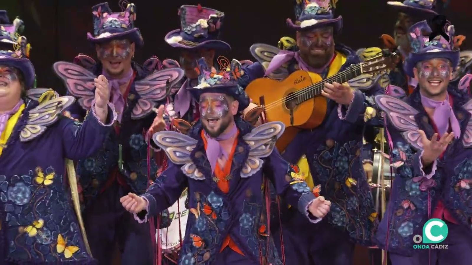 Comparsa, Los mariposas - Preliminares