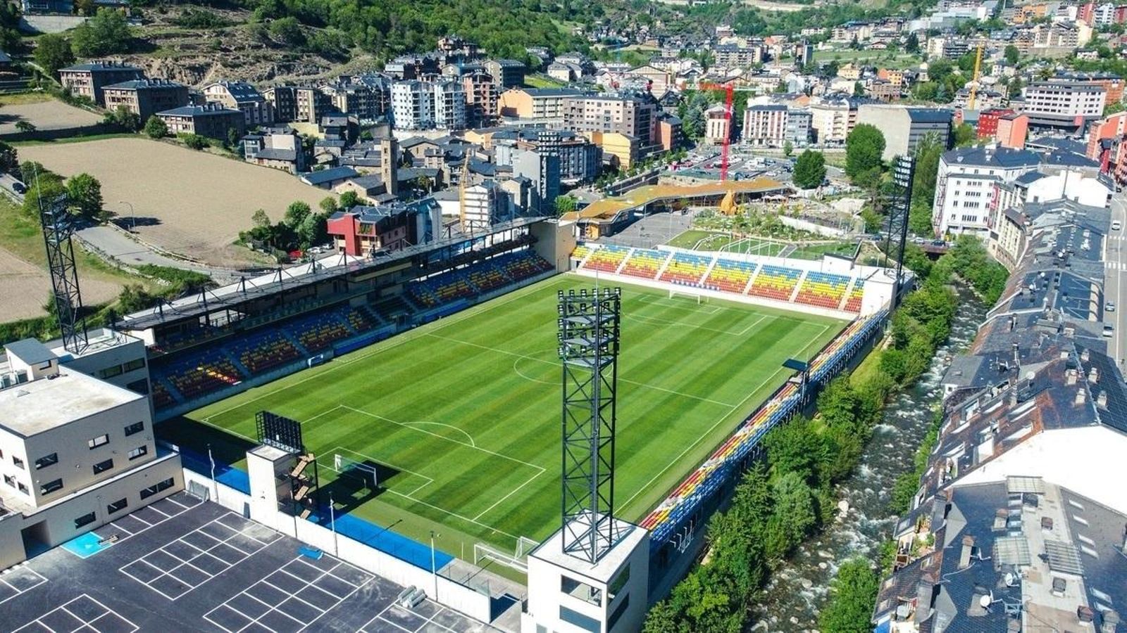 El estadio de Encamp, en Andorra.
