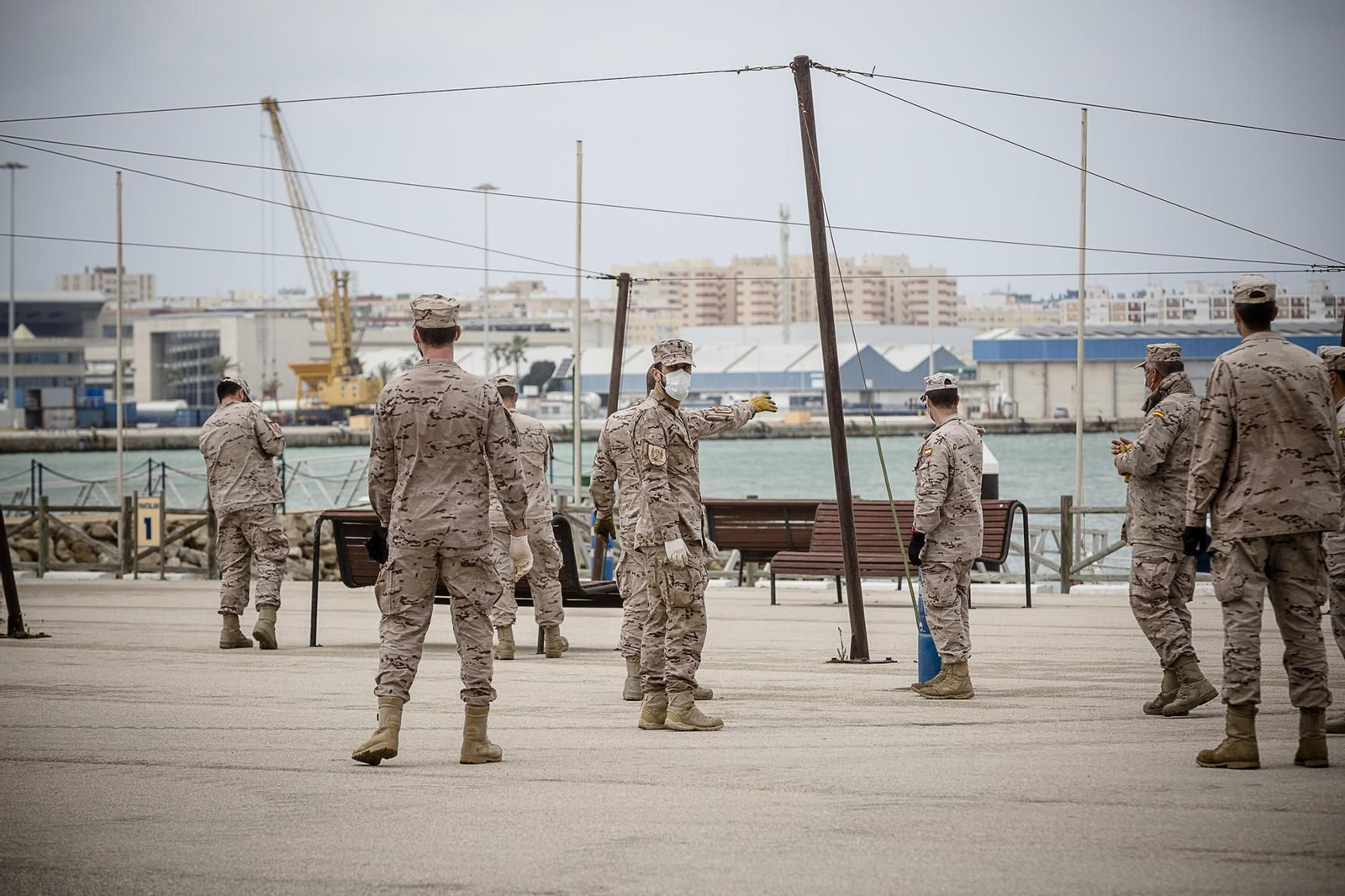 La Armada convierte en albergue para personas sin hogar el Centro Náutico Elcano