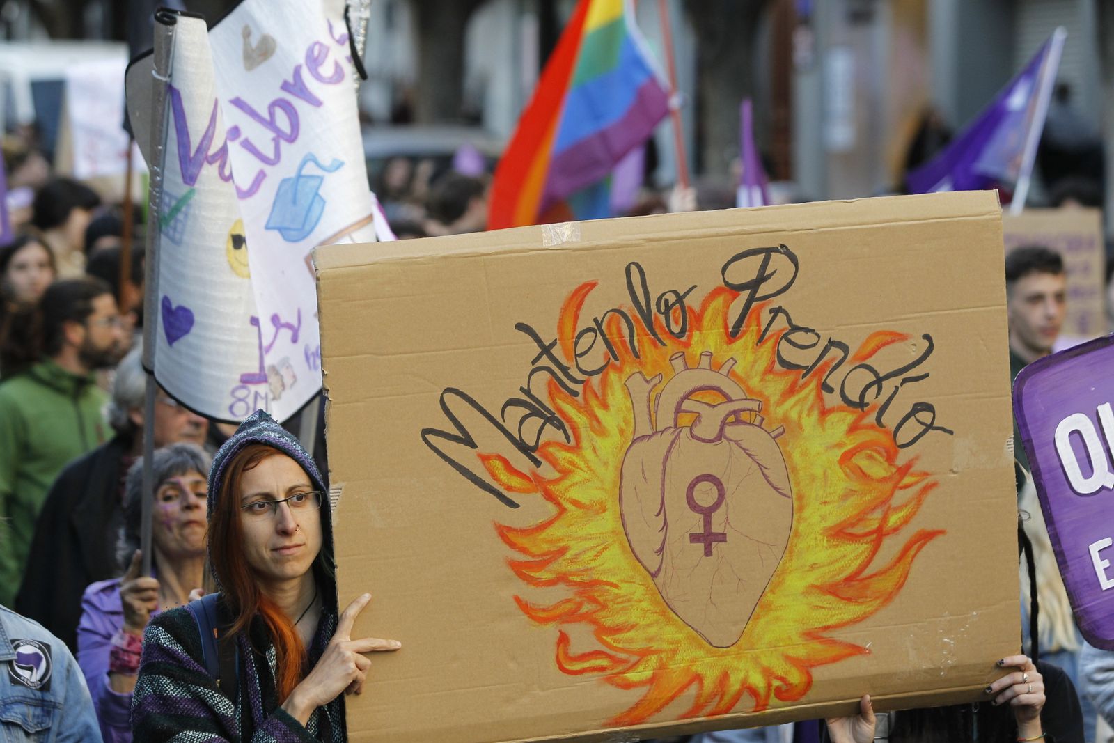 Fotogalería manifestación Día Internacional de la Mujer