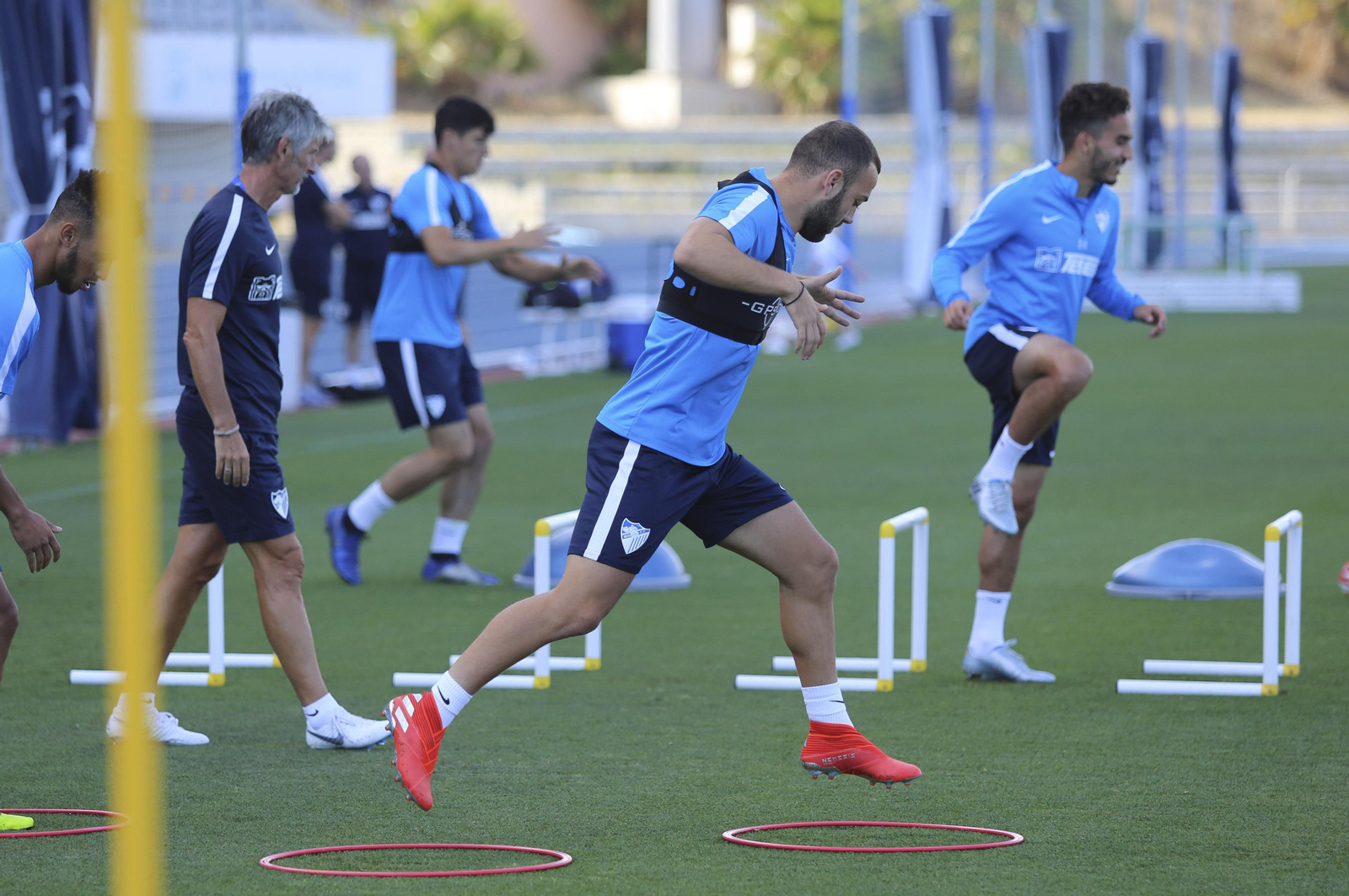 Las imágenes del Málaga CF en la vuelta al trabajo