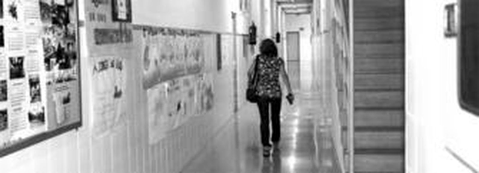 Interior de un instituto de la capital.