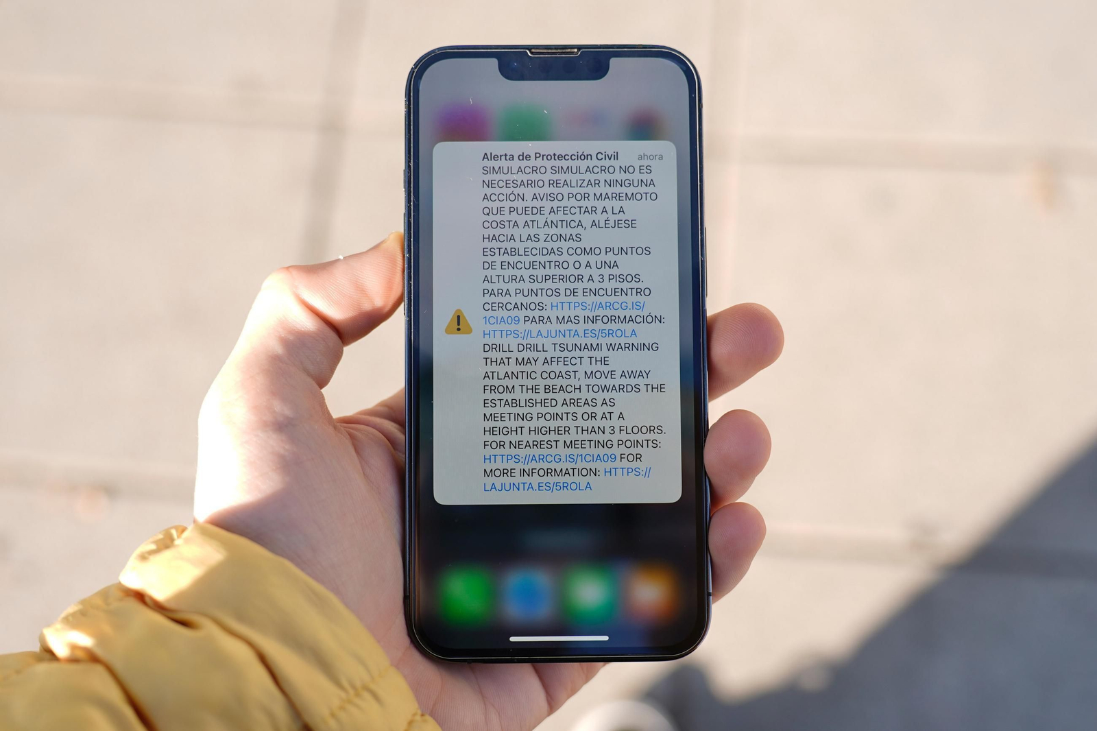 Las fotos del simulacro de maremoto en el colegio Virgen del Mar en Algeciras