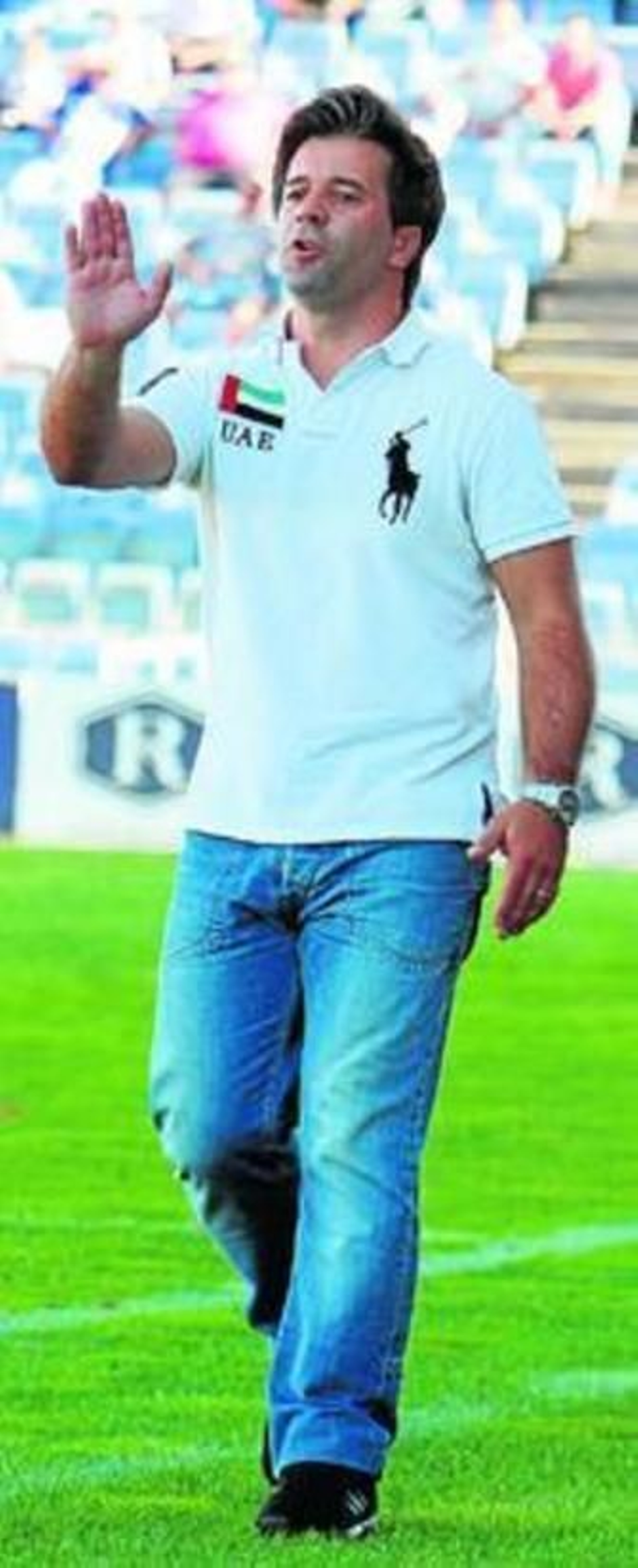 José Dominguez, entrenador del Recreativo de Huelva.