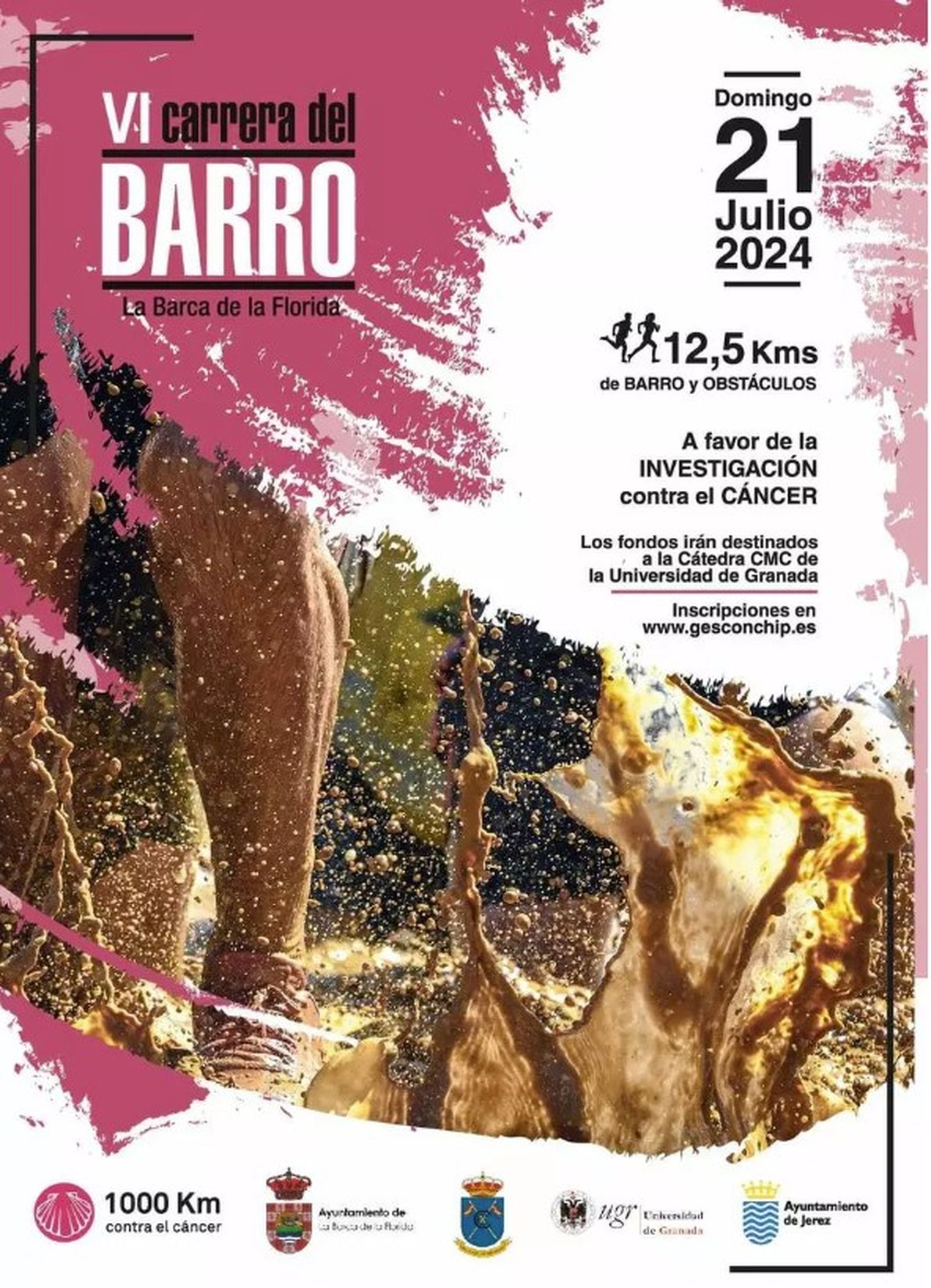 Cartel de la VI Carrera del Barro de La Barca.