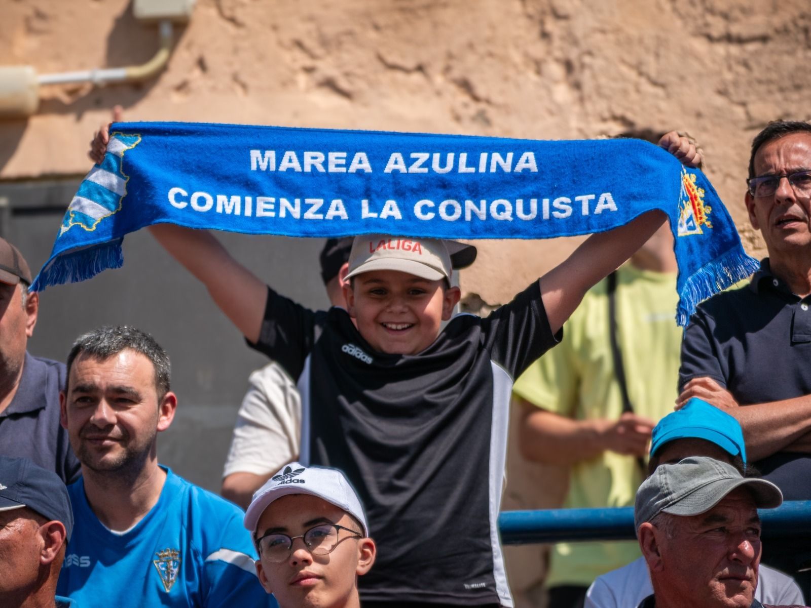 La afición del San Fernando, presente el pasado domingo en la derrota frente al Recreativo Granada