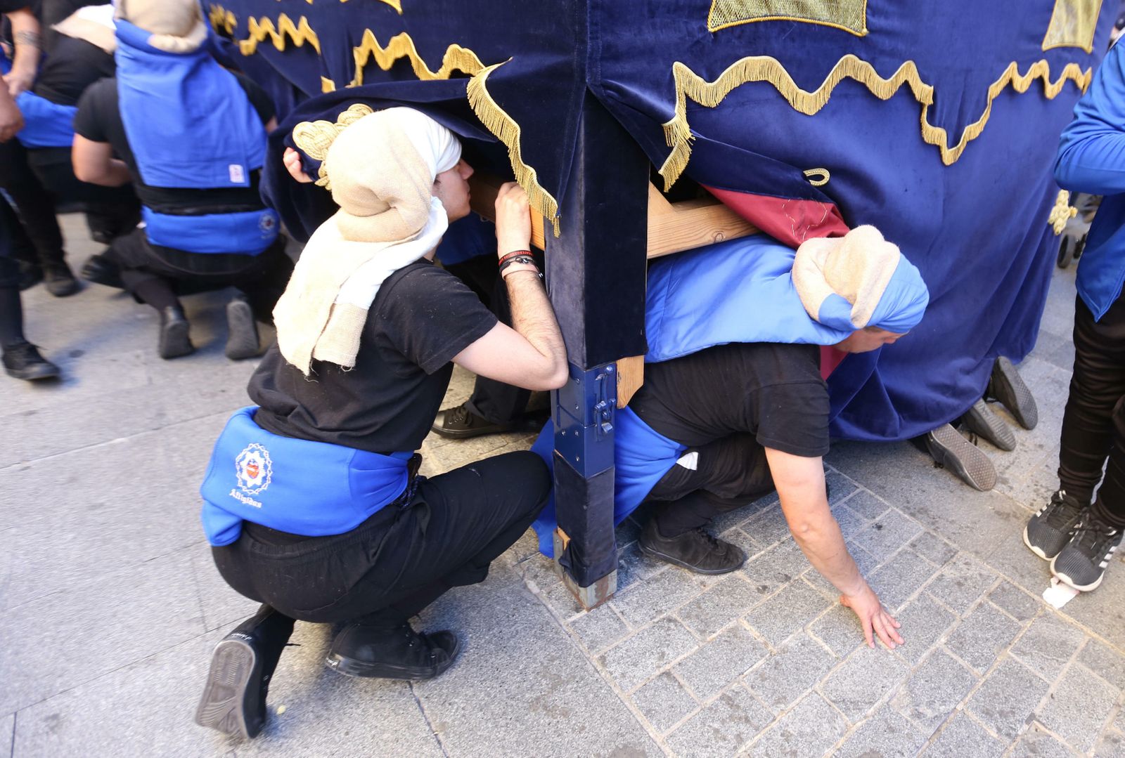Imágenes de la procesión de Afligidos de Chiclana.