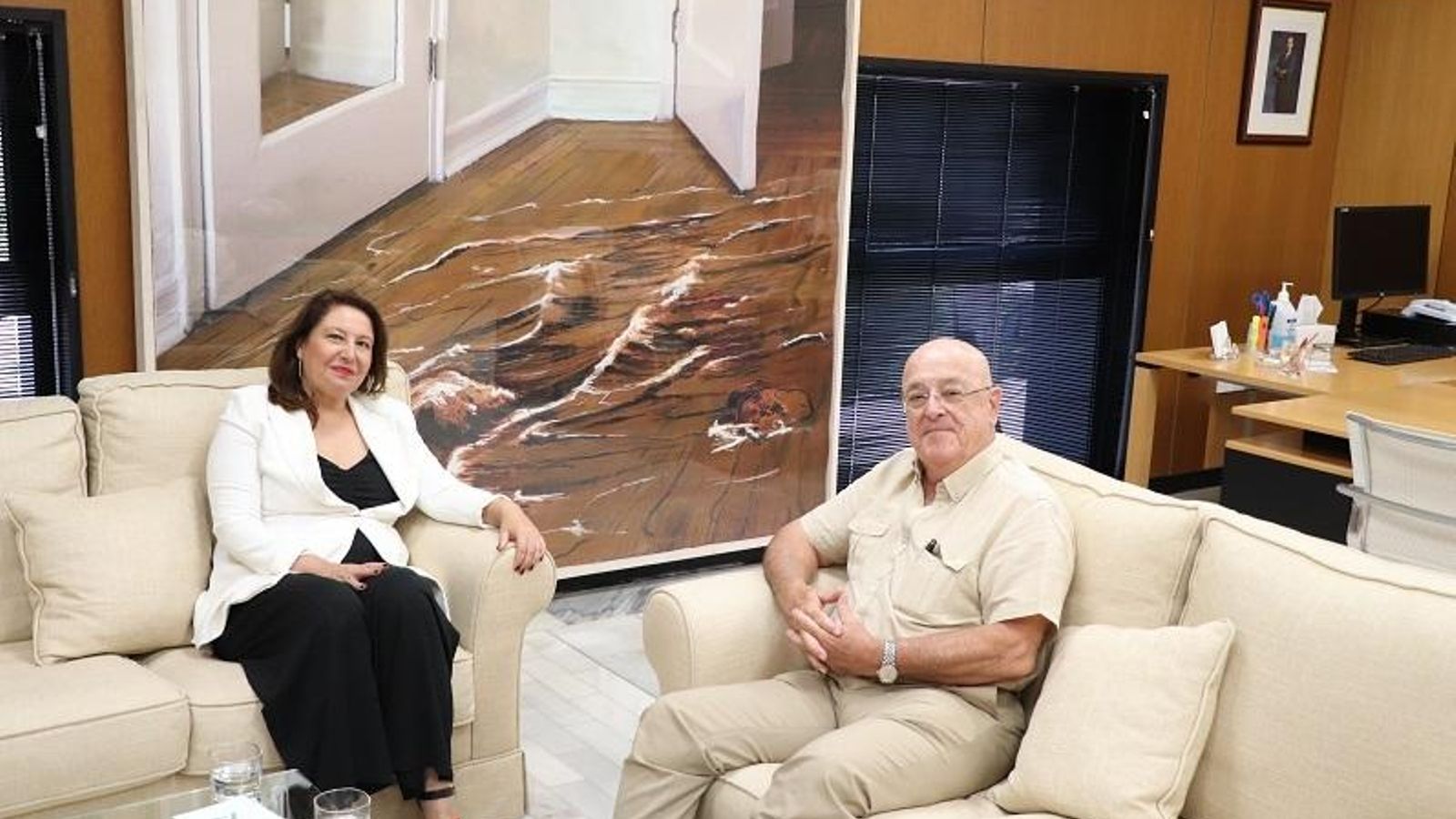 Reunión de la consejera con Feragua.