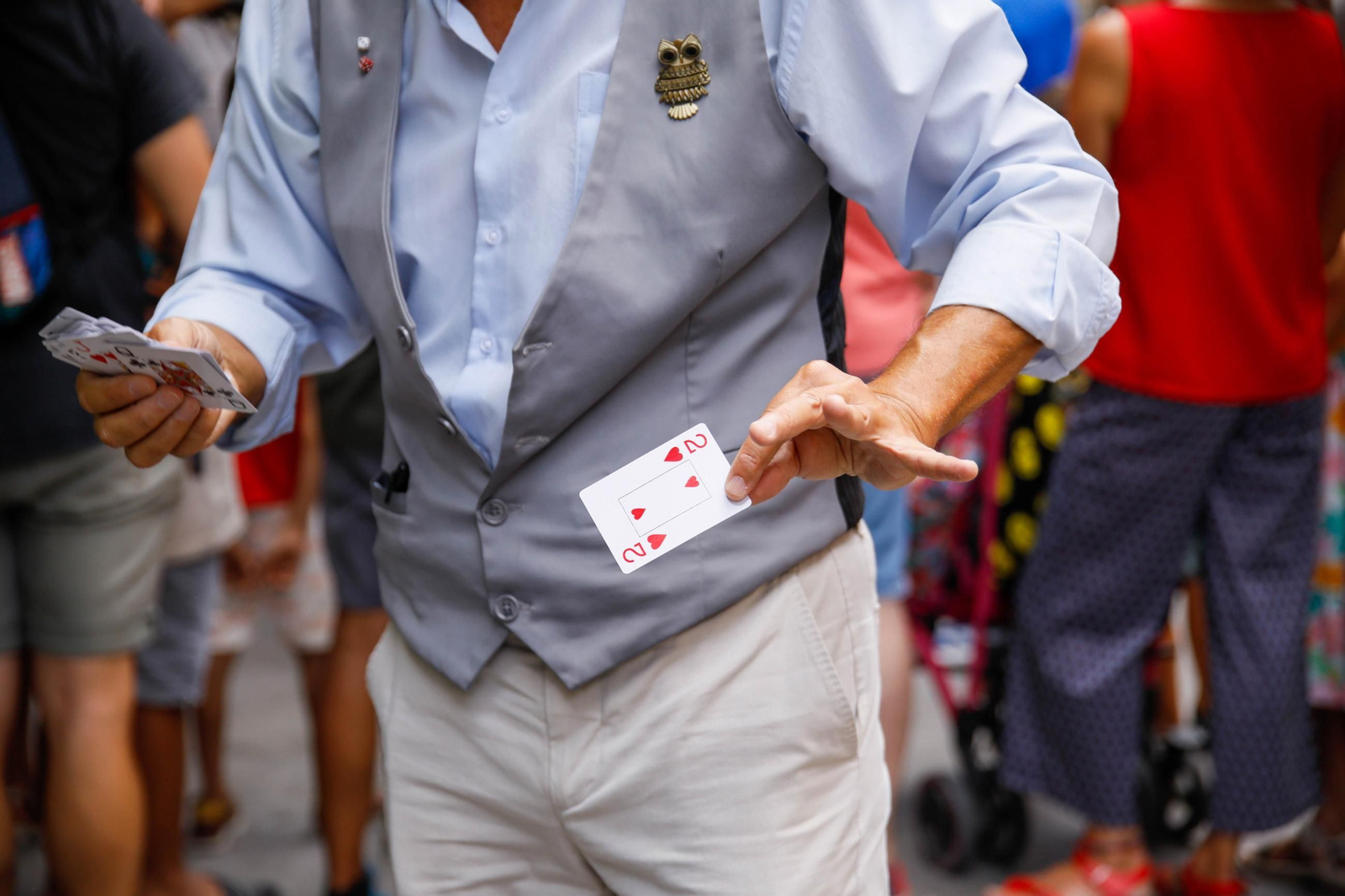 Las mejores imágenes del espectáculo 'Magia en la Calle' en el Paseo de Almería