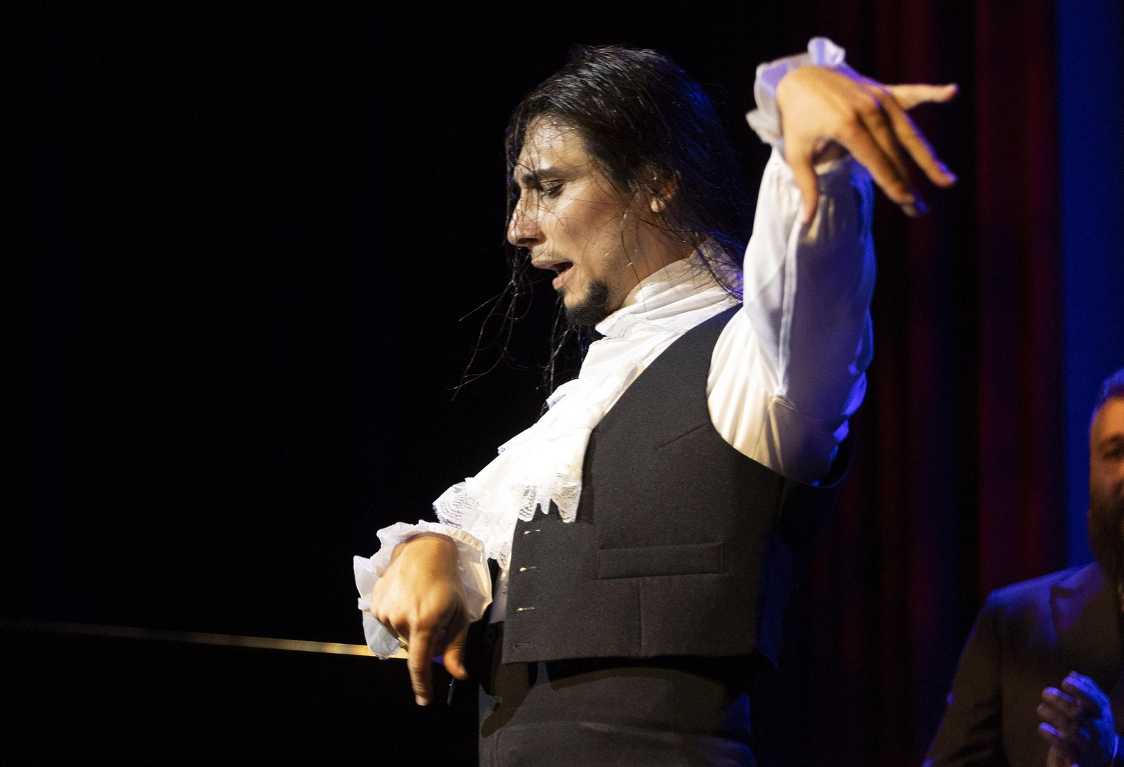 El bailaor catalán en un momento del espectáculo.