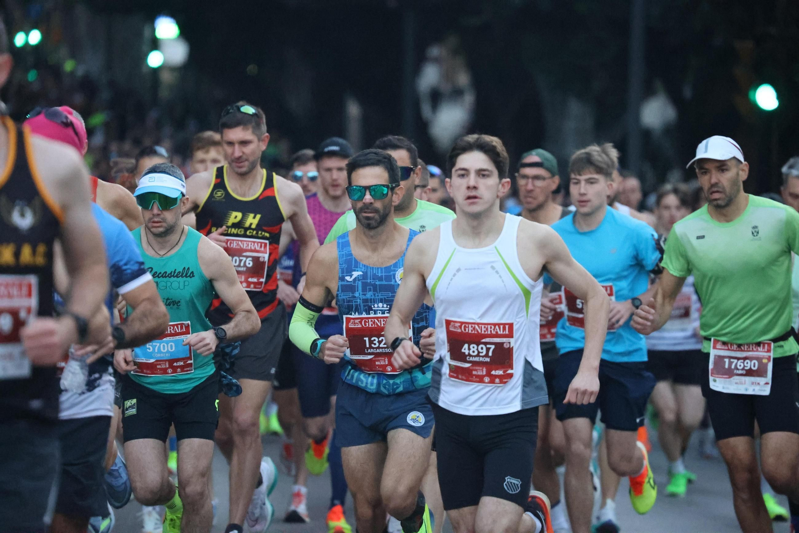 Las mejores fotos de la Maratón de Málaga 2024