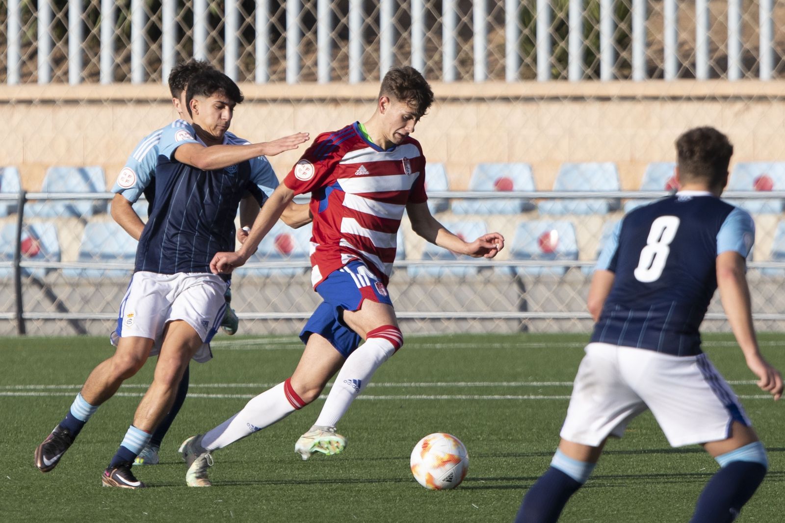 Imagen del encuentro ante el Recreativo Granada.